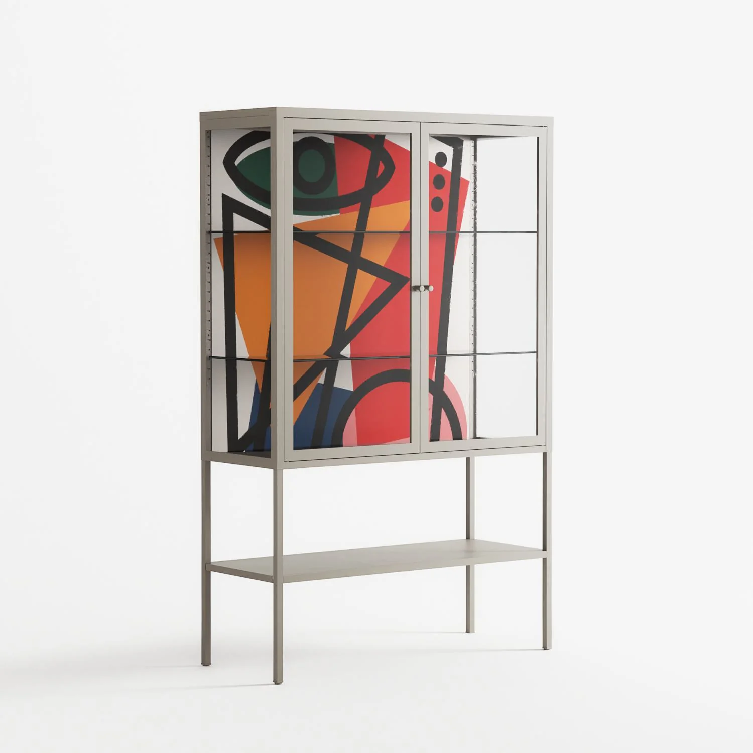Misplaced - Loft Cabinet - Vratislav Pecka - Pebble - Clear glass - Image 4