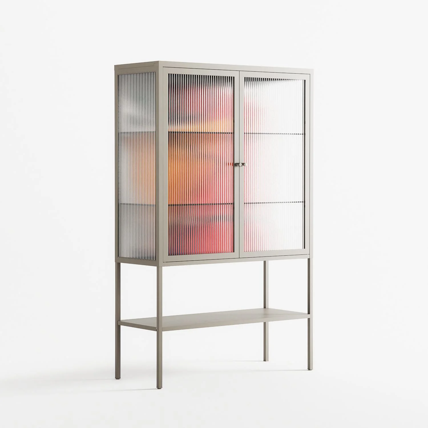 Misplaced - Loft Cabinet - Vratislav Pecka - Pebble - Reeded glass - Image 4