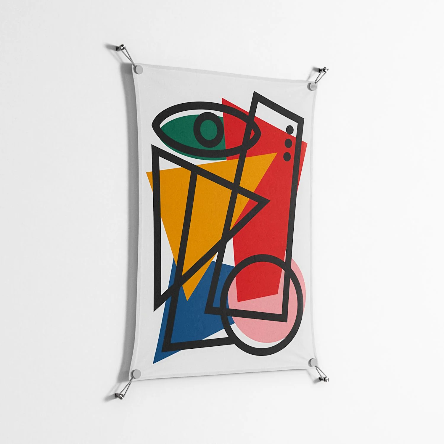 Misplaced - Work On Wall - Vratislav Pecka - Silver - 70 x 100 cm - Image 2