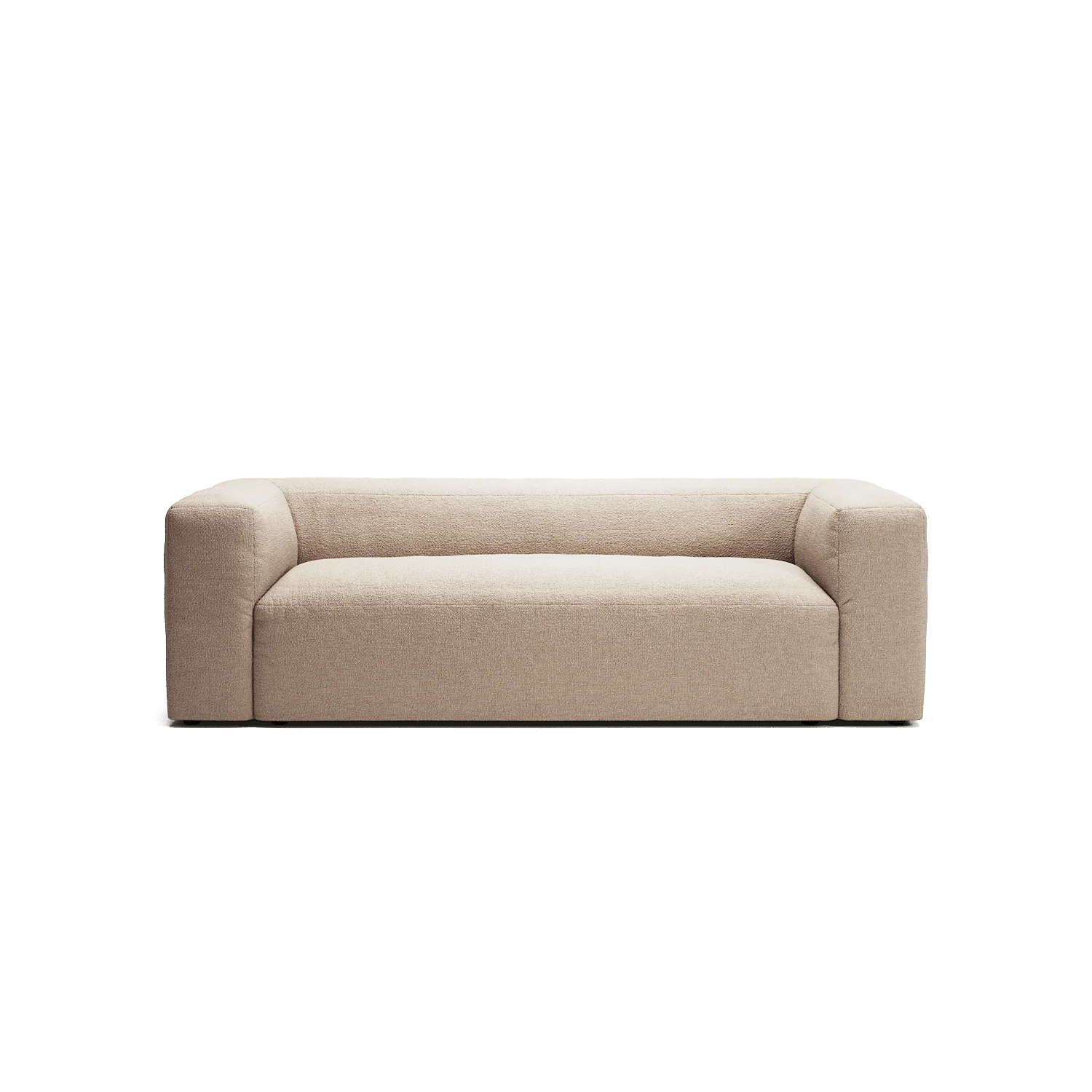 MONOLITH - 2 Seat - Glint Bouclé Chalk Pink