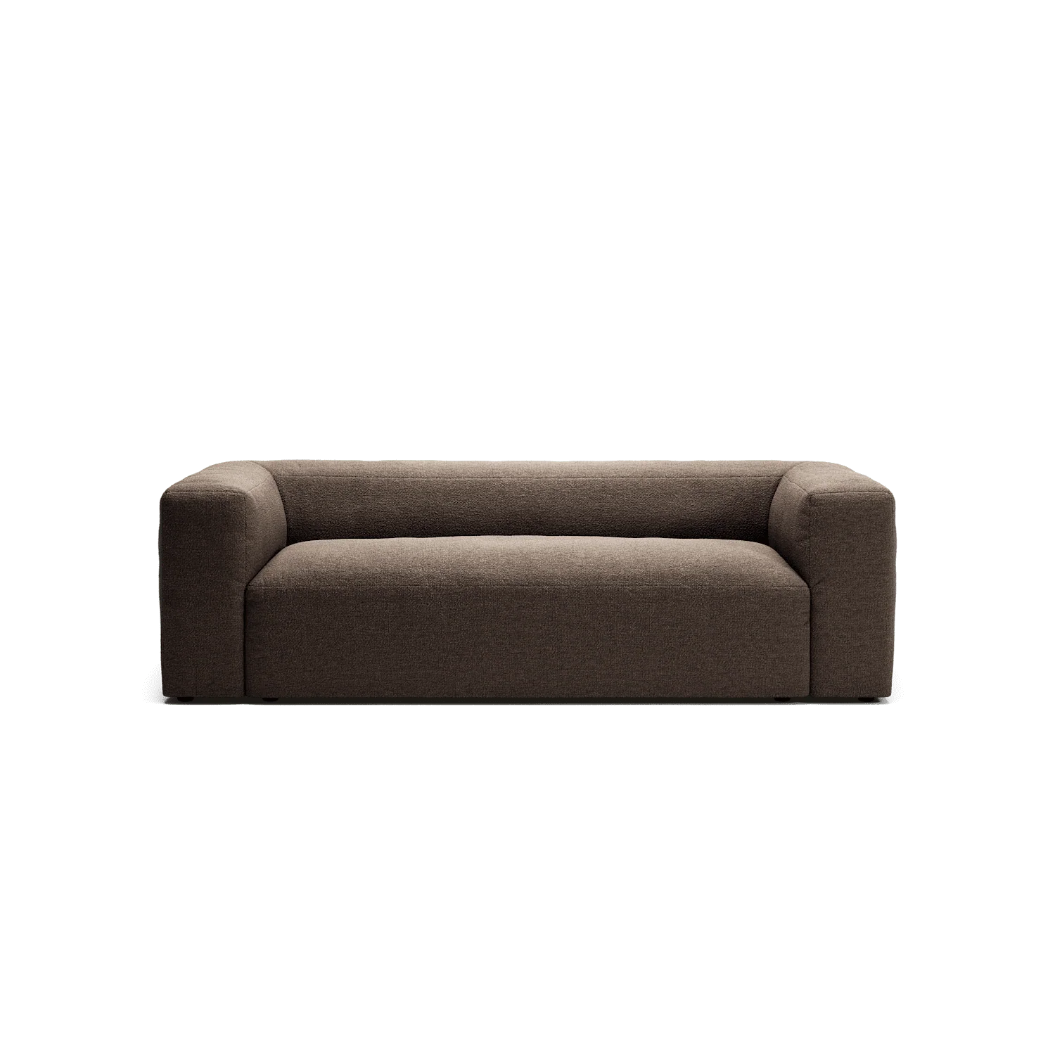 MONOLITH - 2 Seat - Glint Bouclé Dark Brown