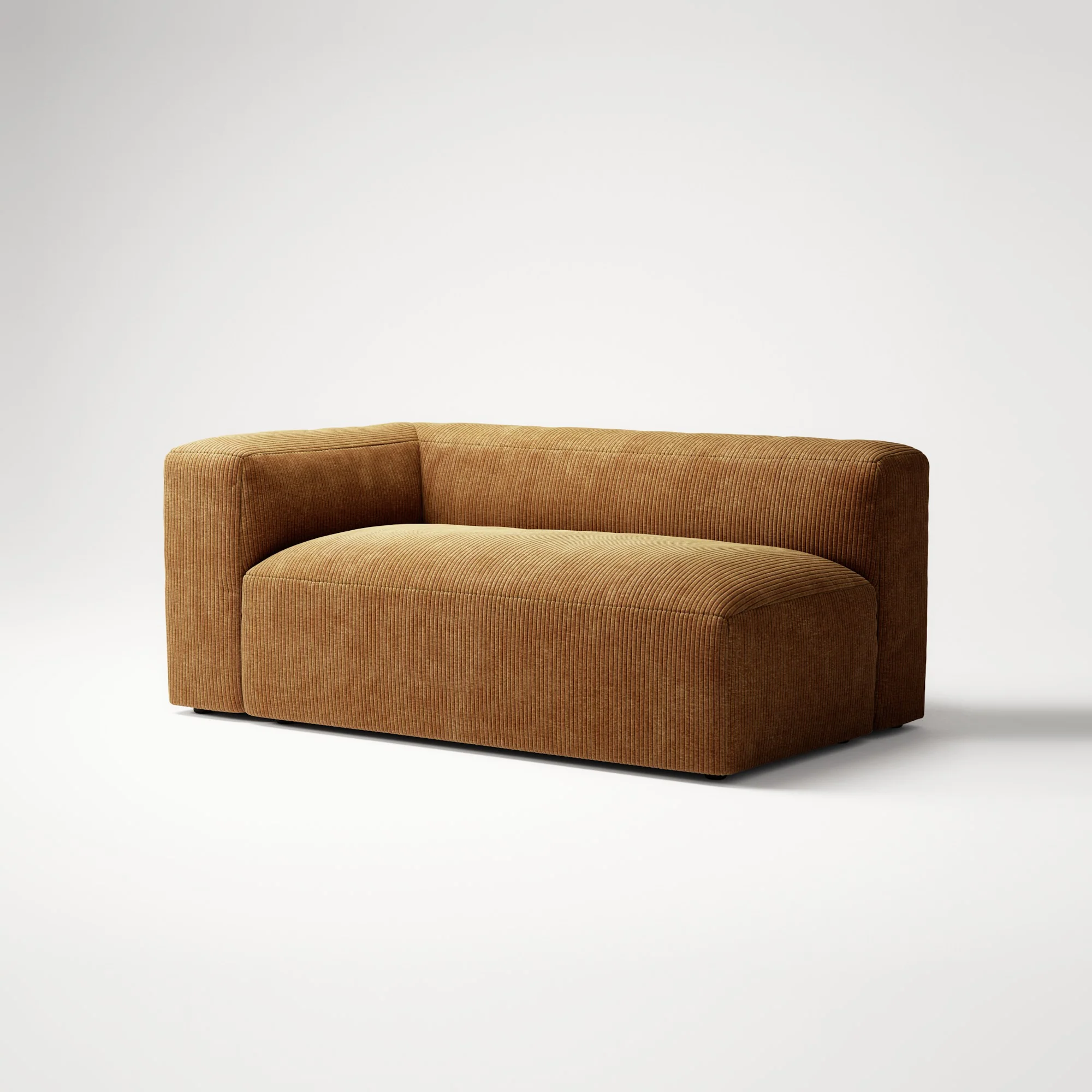 MONOLITH - 2 Seat - Left - Bold Corduroy Burnt Orange - Image 3