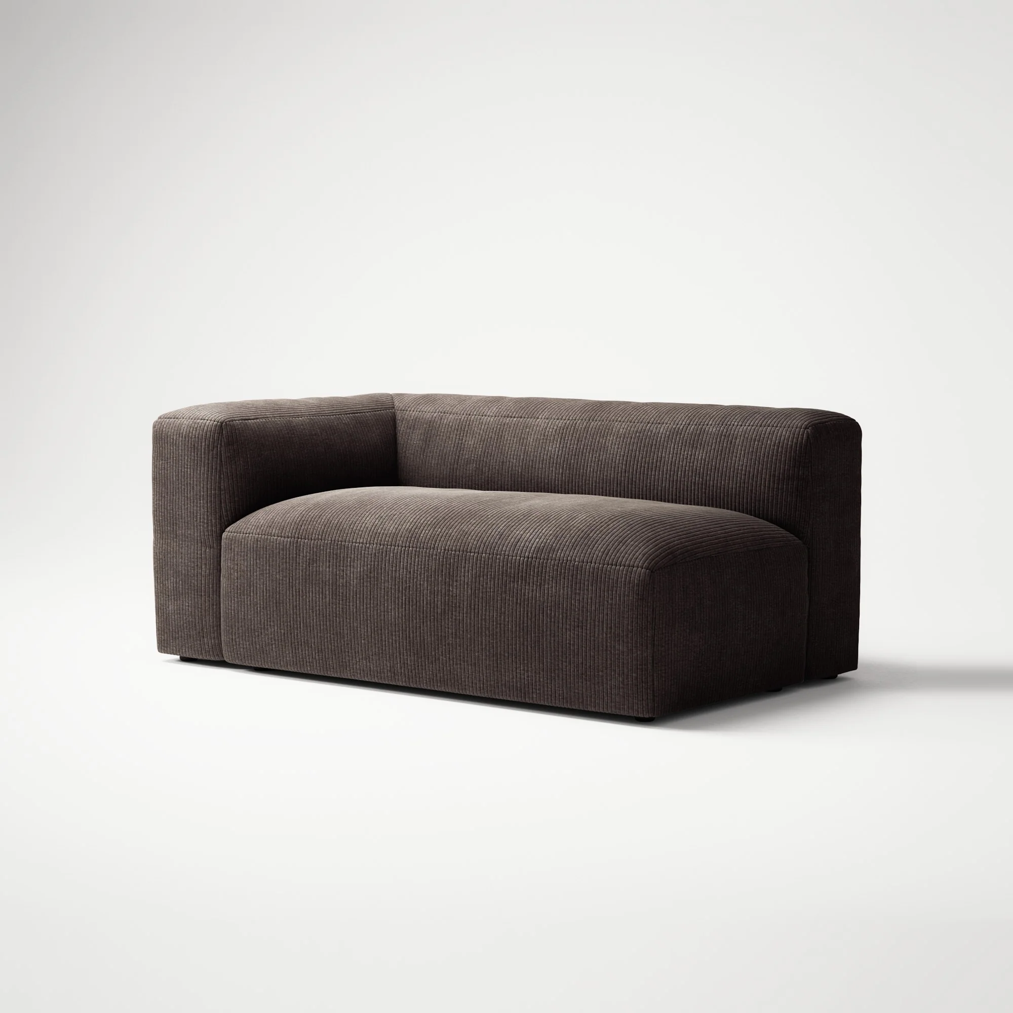 MONOLITH - 2 Seat - Left - Bold Corduroy Dark Brown - Image 3