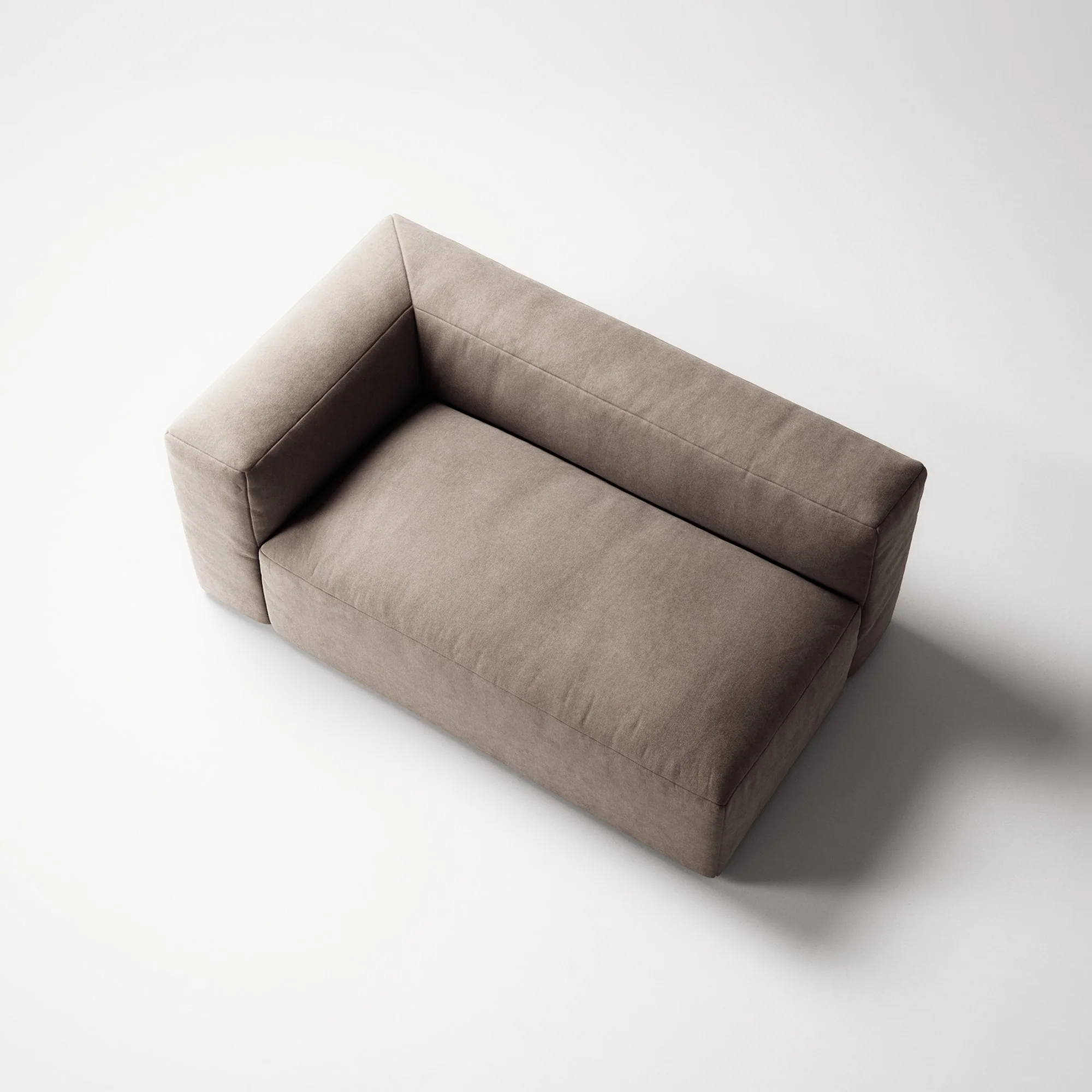 MONOLITH - 2 Seat - Left - Micro Chenille Stone Beige - Image 4