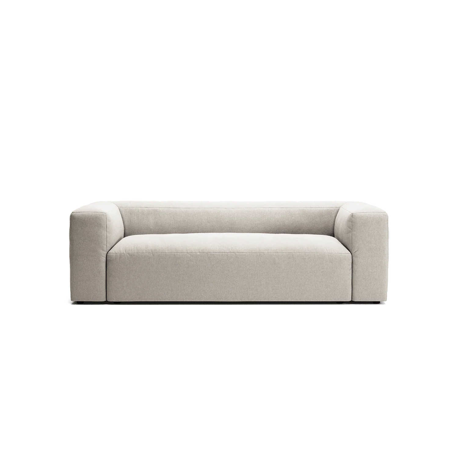 MONOLITH - 2 Seat - Micro Chenille Grey Cream