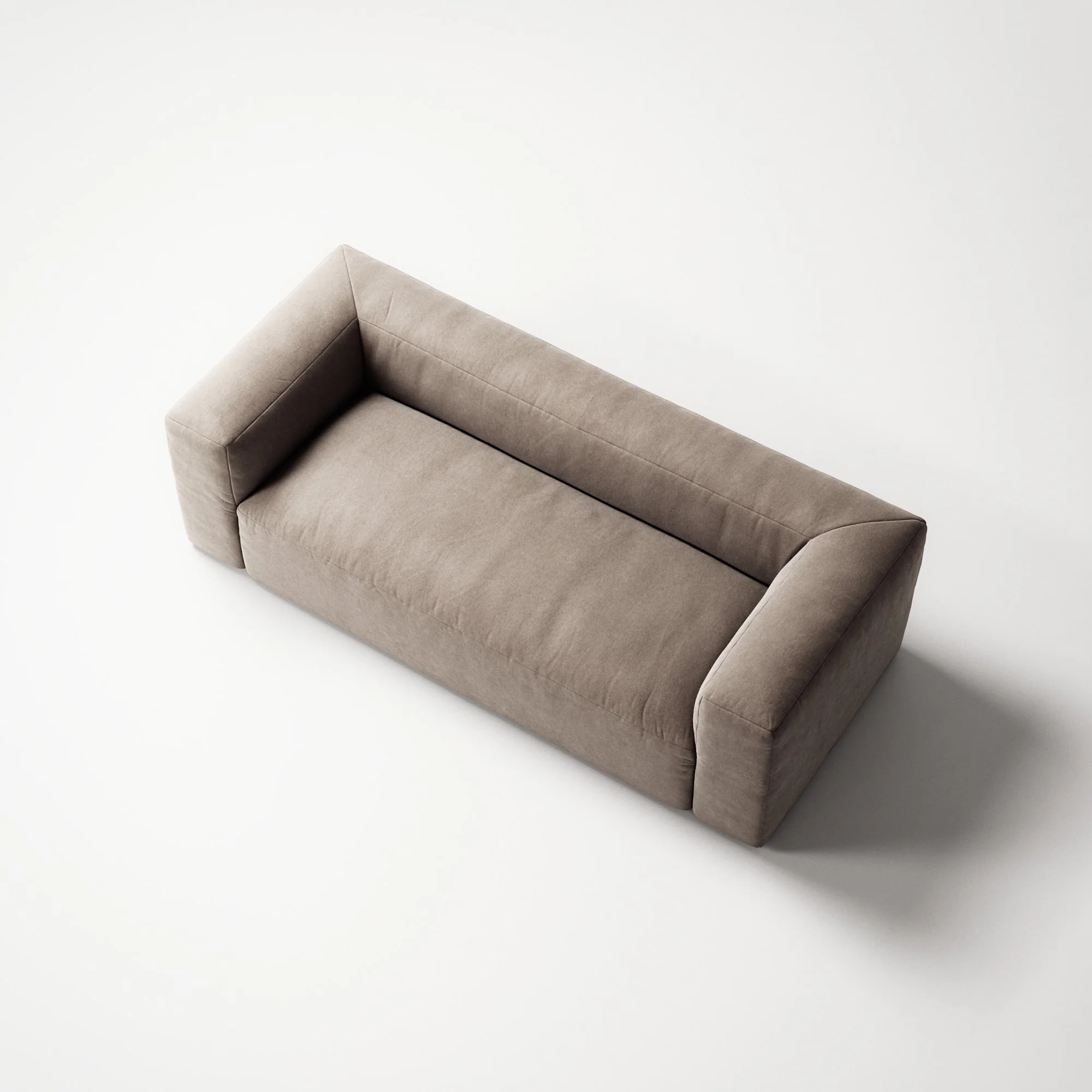MONOLITH - 2 Seat - Micro Chenille Stone Beige - Image 5