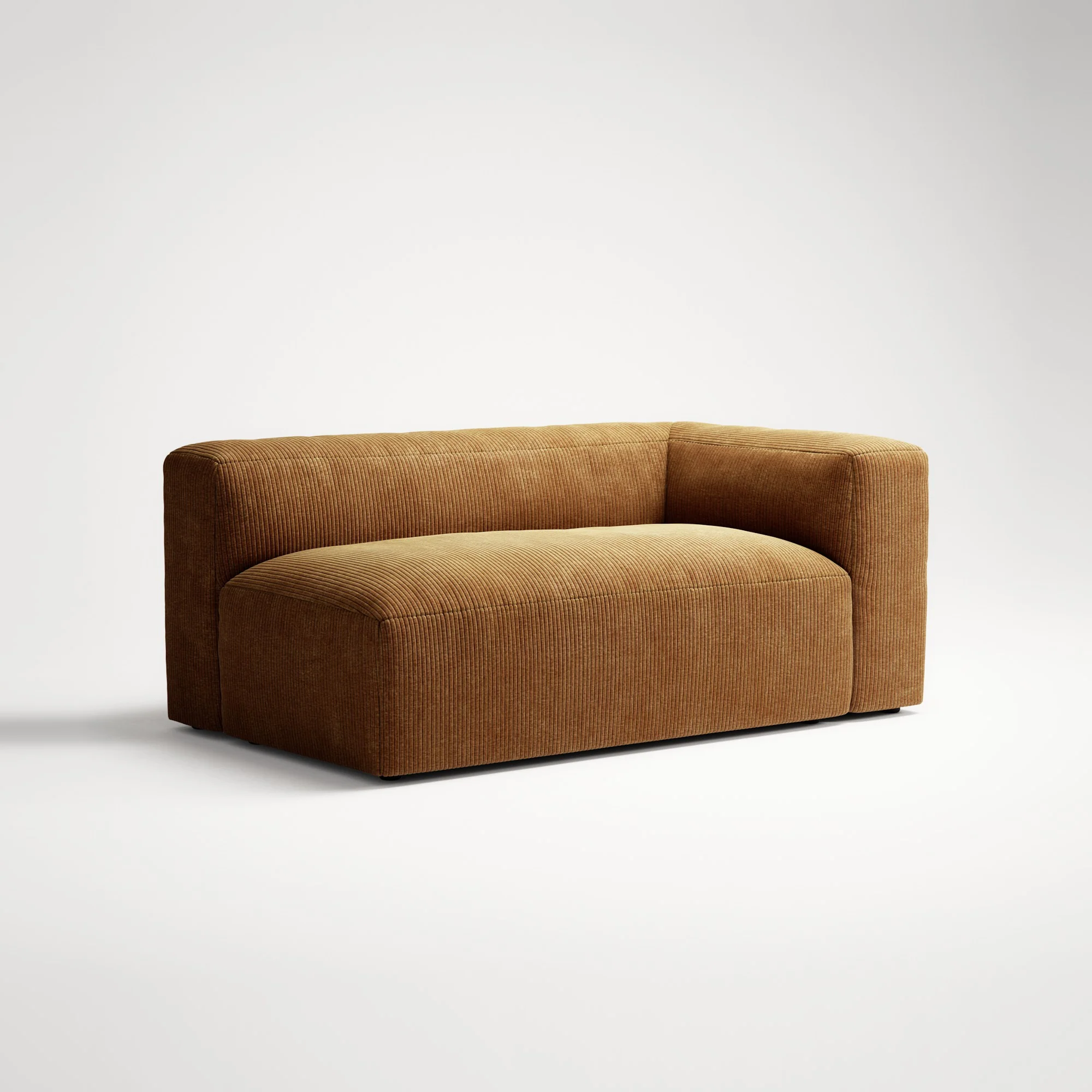 MONOLITH - 2 Seat - Right - Bold Corduroy Burnt Orange - Image 3