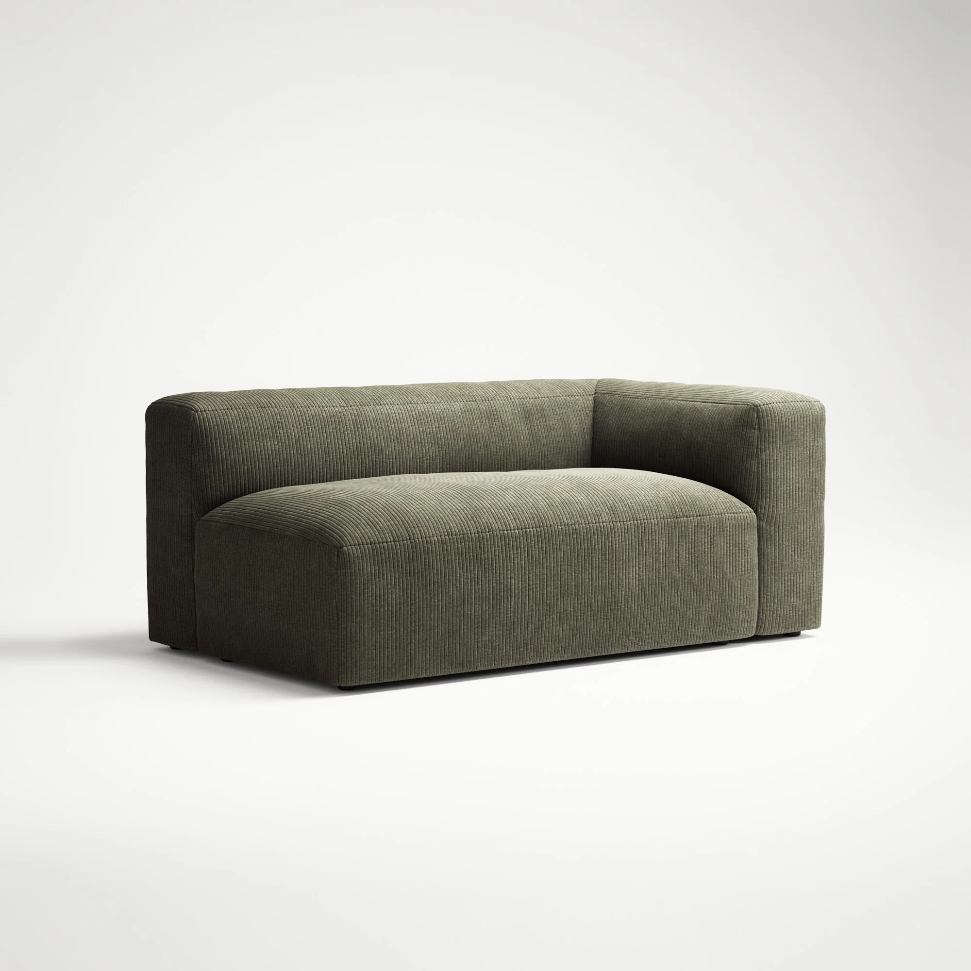 MONOLITH - 2 Seat - Right - Bold Corduroy Moss Green - Image 3