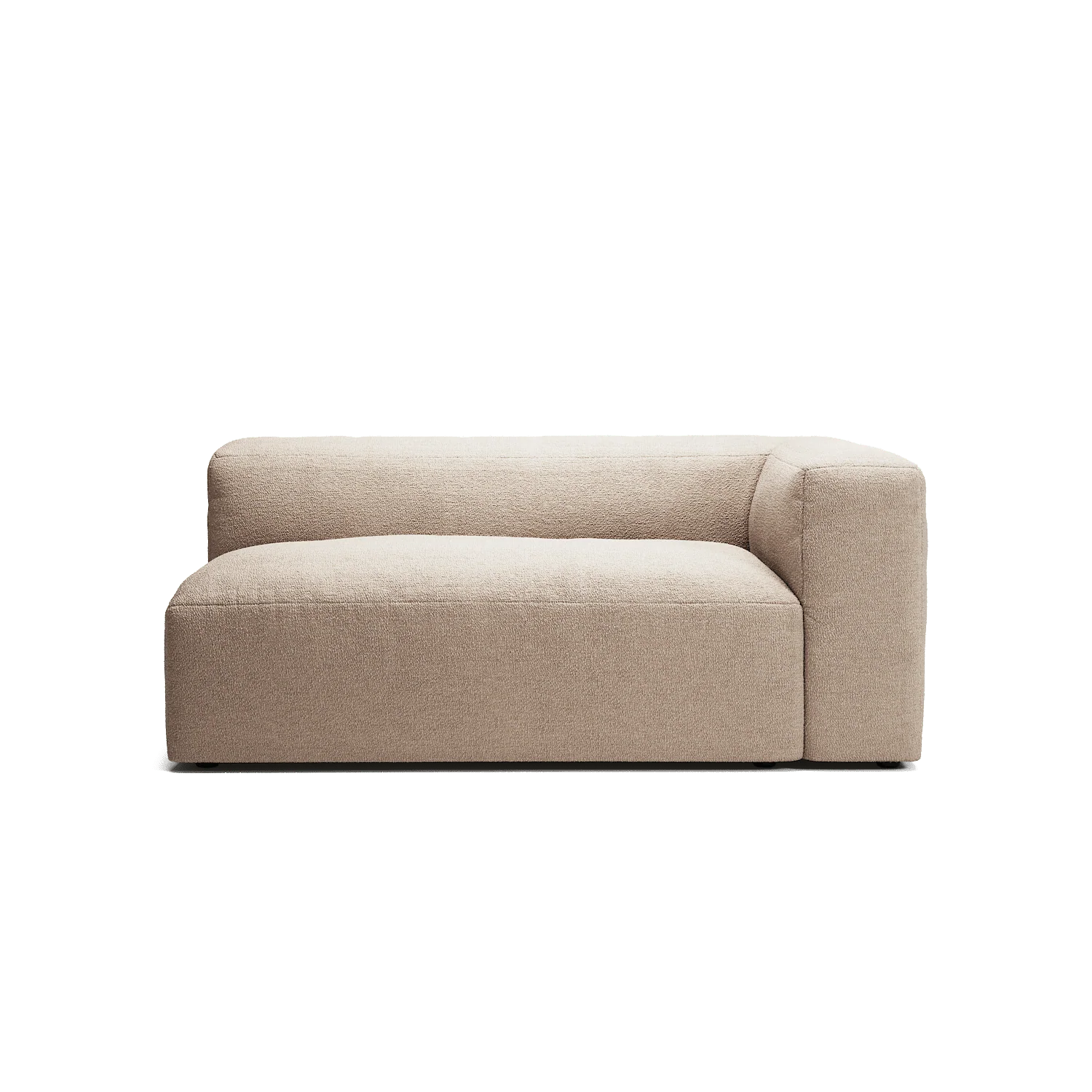 MONOLITH - 2 Seat - Right - Glint Bouclé Chalk Pink
