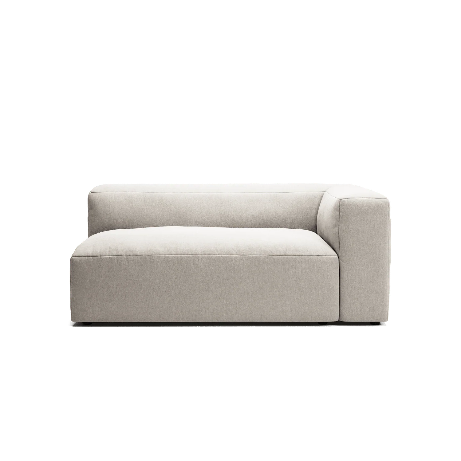 MONOLITH - 2 Seat - Right - Micro Chenille Grey Cream