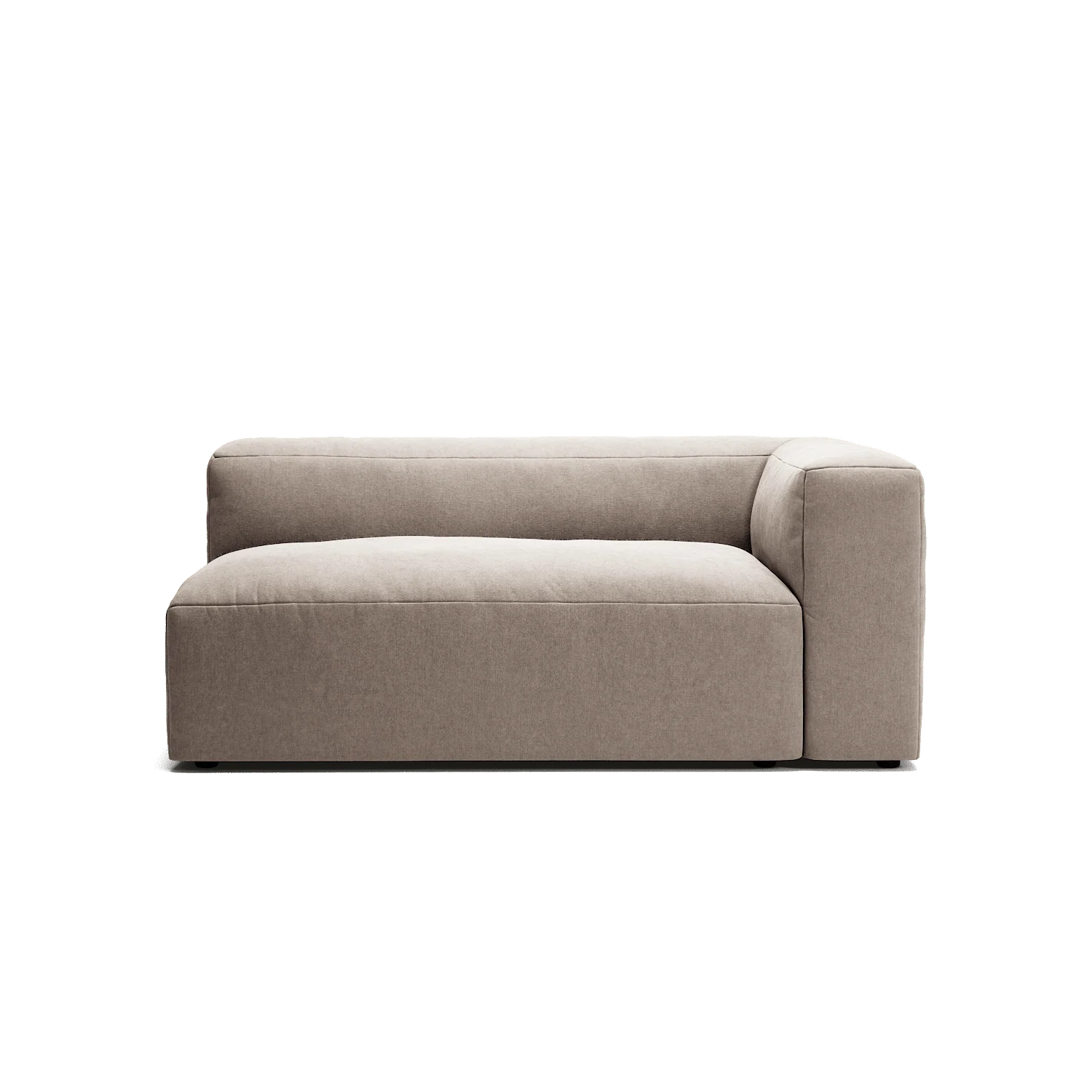 MONOLITH - 2 Seat - Right - Micro Chenille Stone Beige