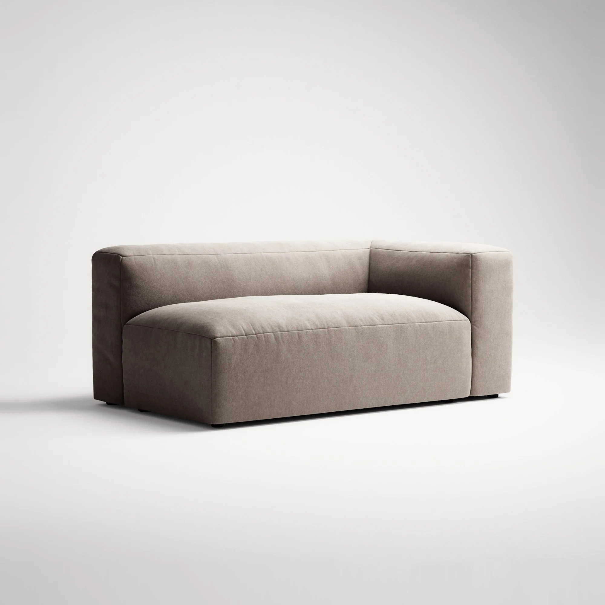 MONOLITH - 2 Seat - Right - Micro Chenille Stone Beige - Image 3