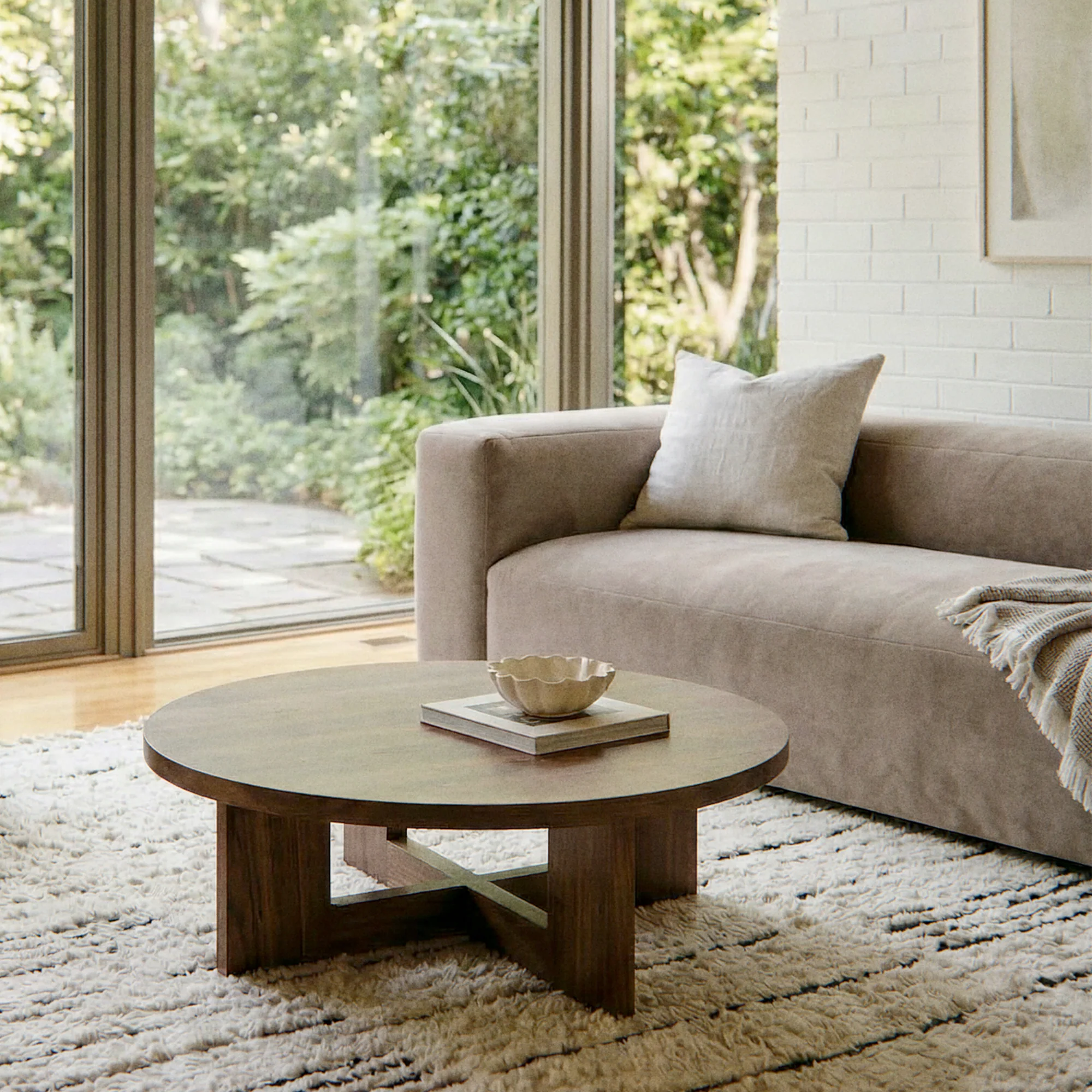 MONOLITH - 2 Seat - Soft Matte Velvet Warm Beige - Image 2
