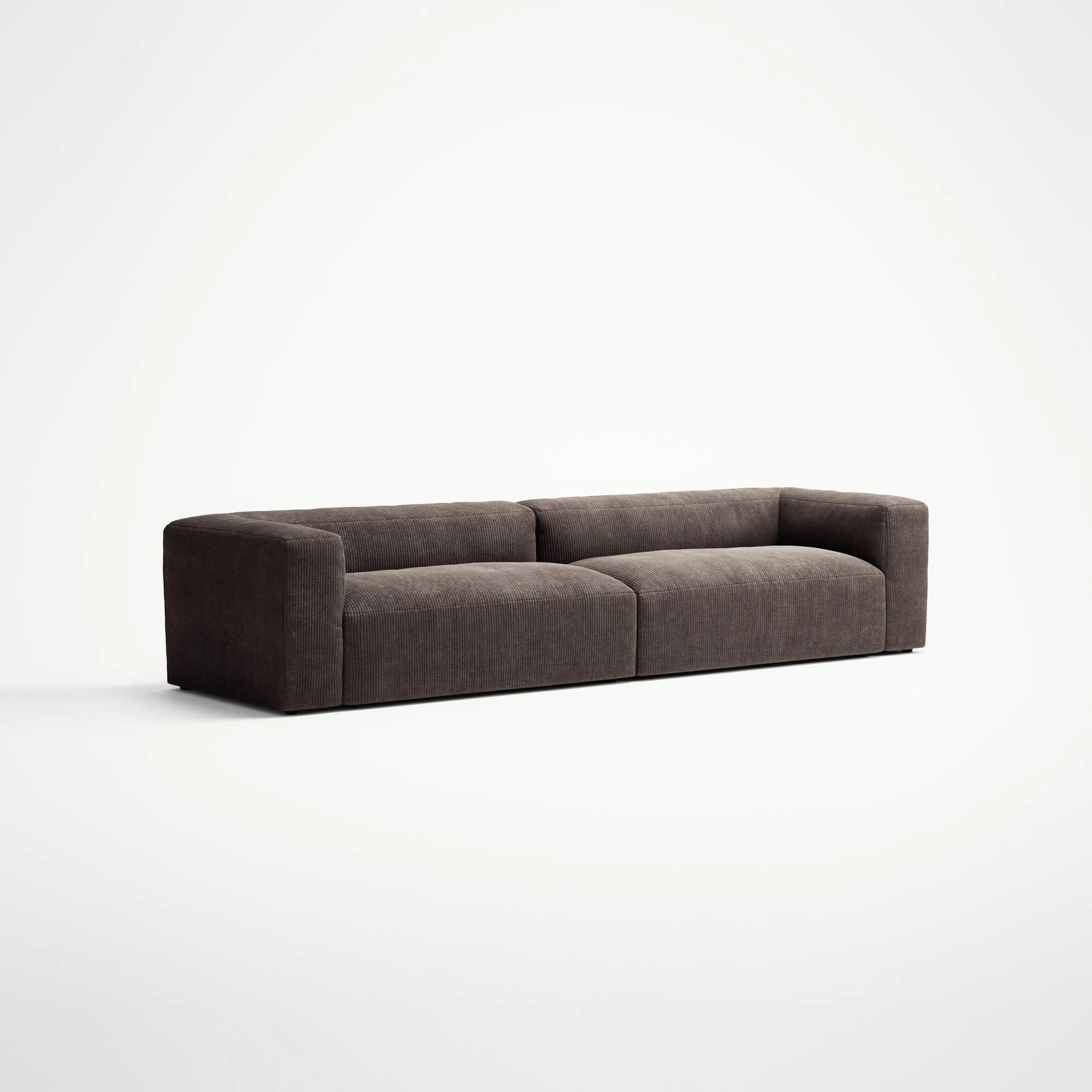 MONOLITH - 4 Seat - Bold Corduroy Dark Brown - Image 3