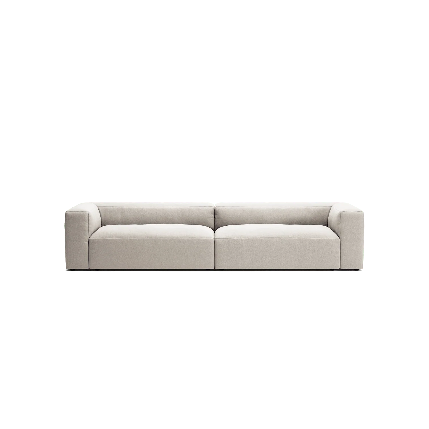 MONOLITH - 4 Seat - Micro Chenille Grey Cream