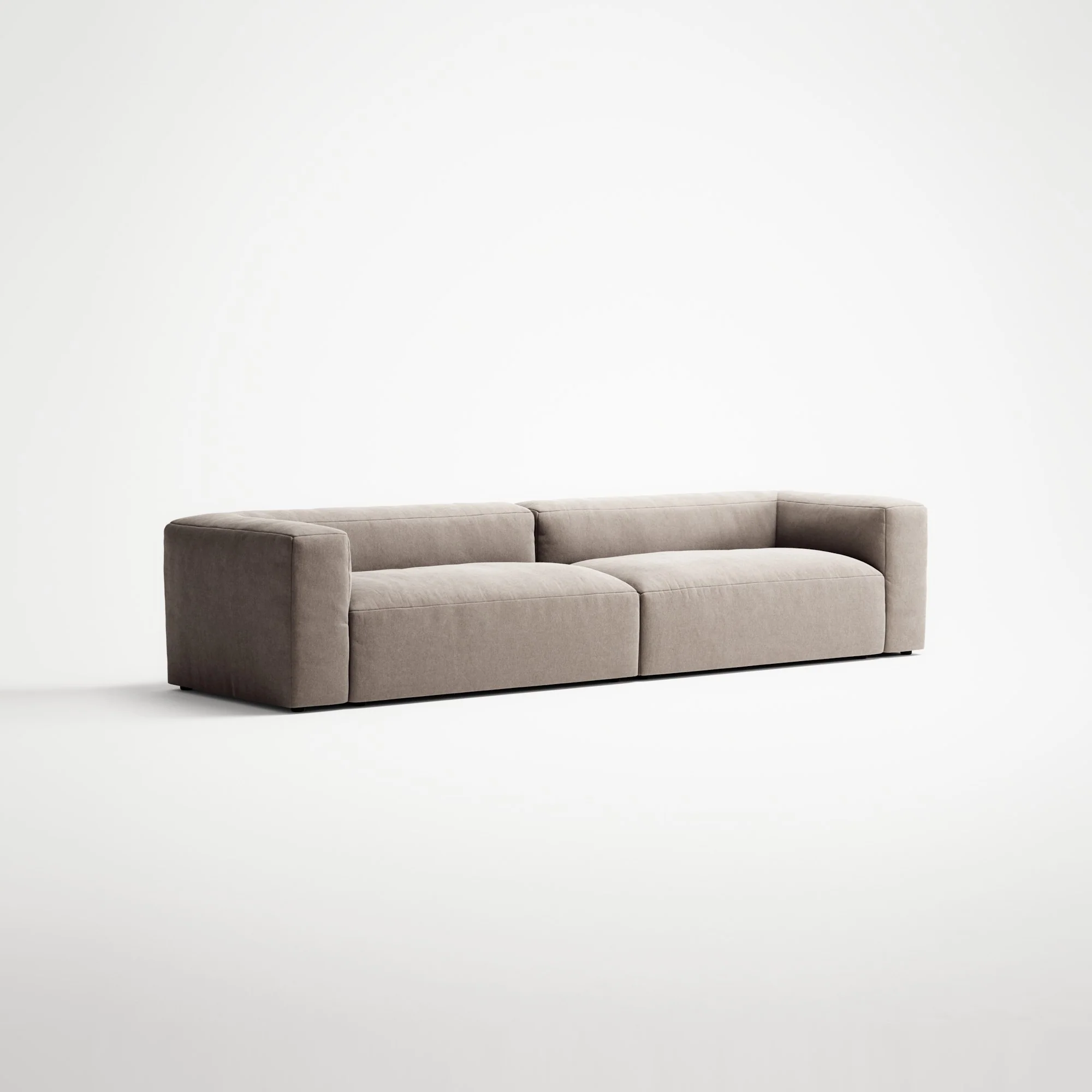 MONOLITH - 4 Seat - Micro Chenille Stone Beige - Image 3