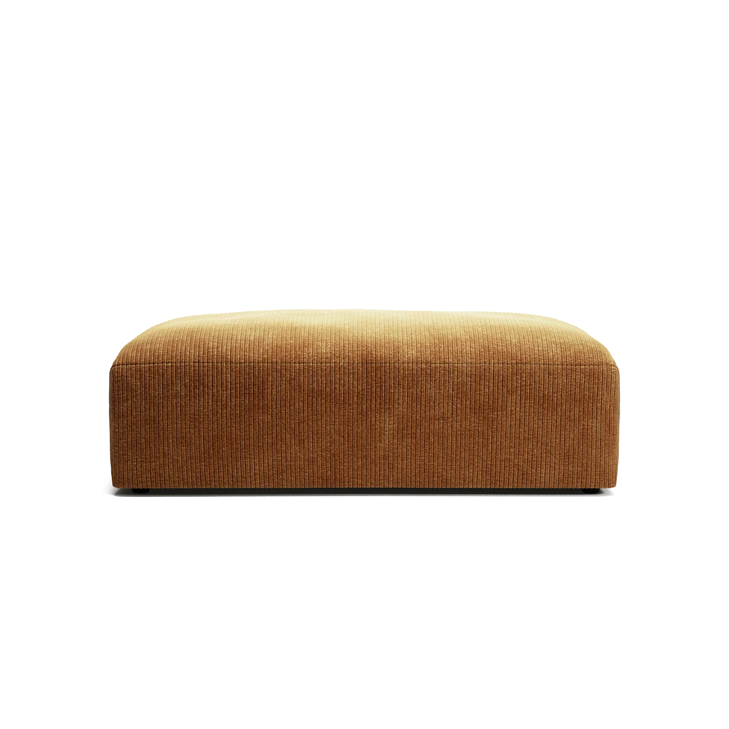 MONOLITH - Pouf - Bold Corduroy Burnt Orange