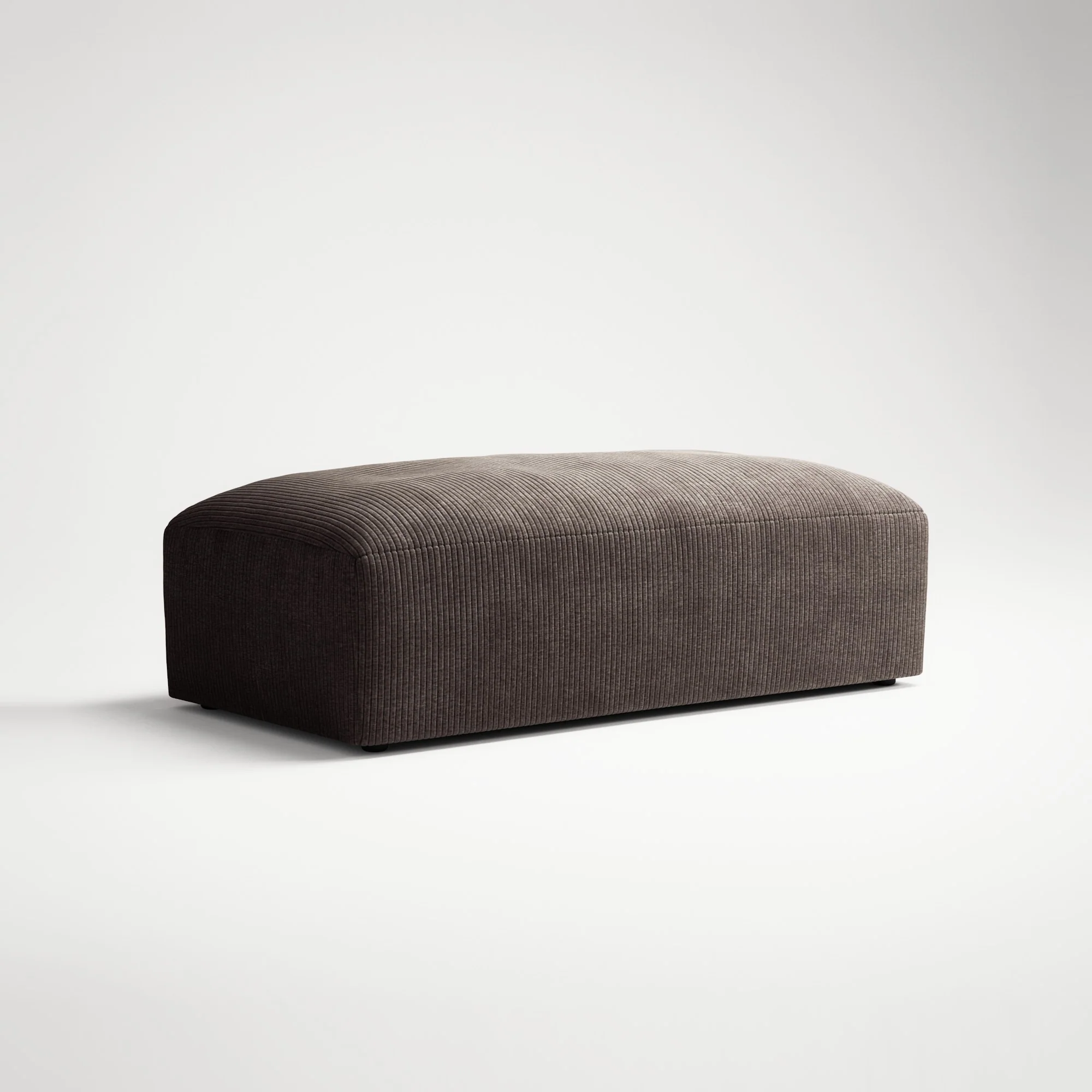 MONOLITH - Pouf - Bold Corduroy Dark Brown - Image 3