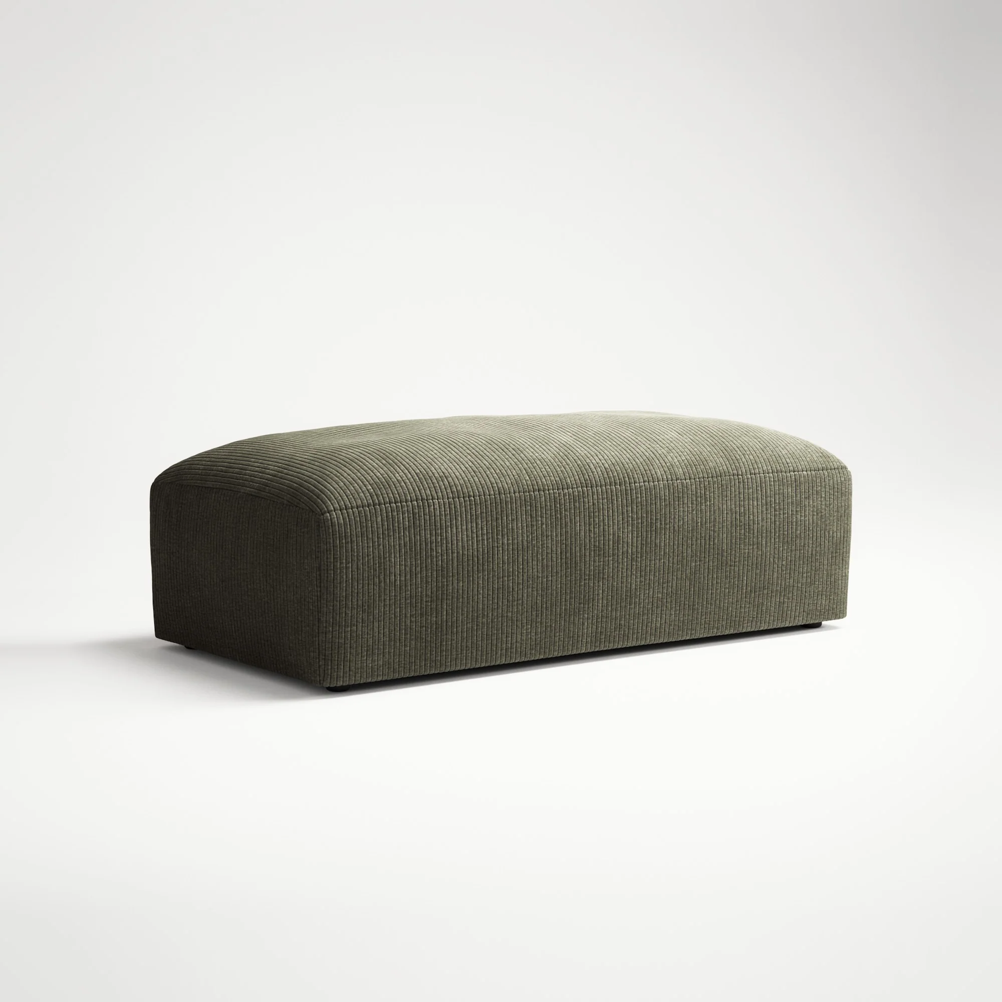 MONOLITH - Pouf - Bold Corduroy Moss Green - Image 3