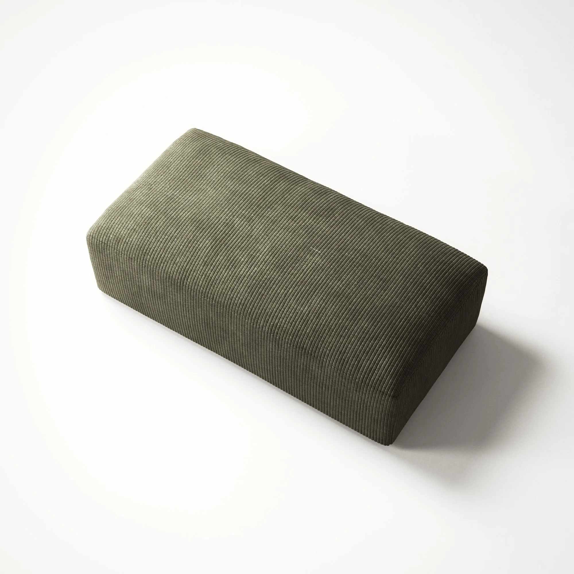 MONOLITH - Pouf - Bold Corduroy Moss Green - Image 4