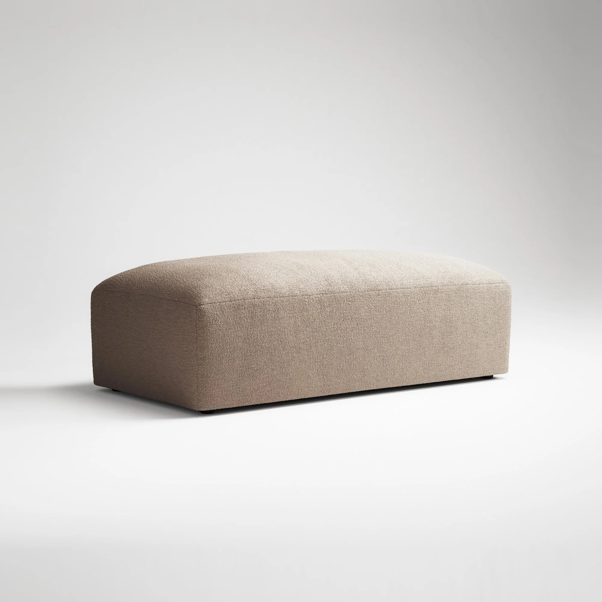 MONOLITH - Pouf - Glint Bouclé Chalk Pink - Image 3