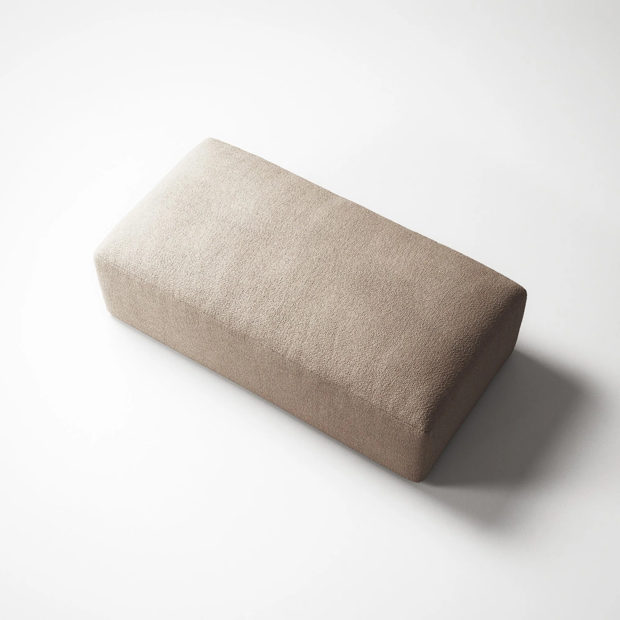 MONOLITH - Pouf - Glint Bouclé Chalk Pink - Image 4