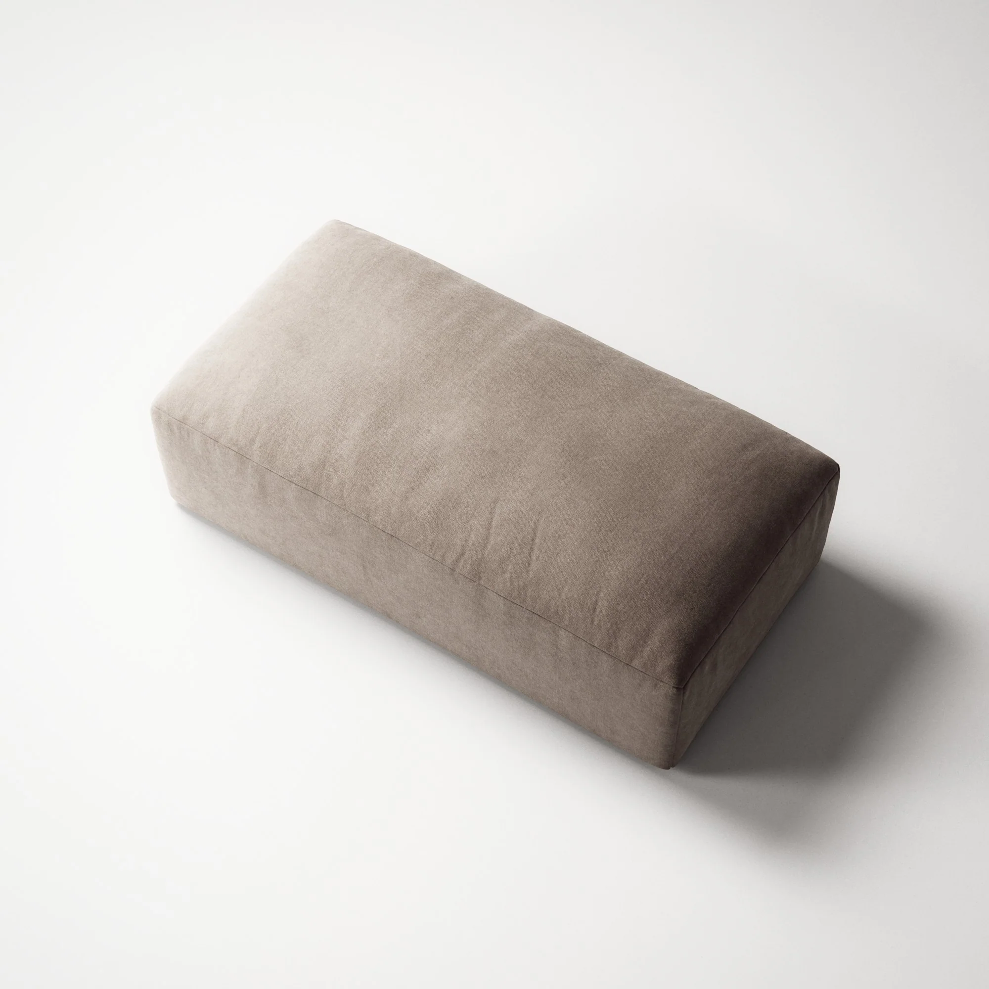 MONOLITH - Pouf - Micro Chenille Stone Beige - Image 4