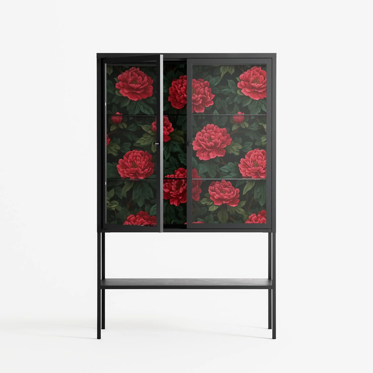 Mormors Rabatt - Loft Cabinet - Nur Rydberg - Antracite - Clear glass - Image 2