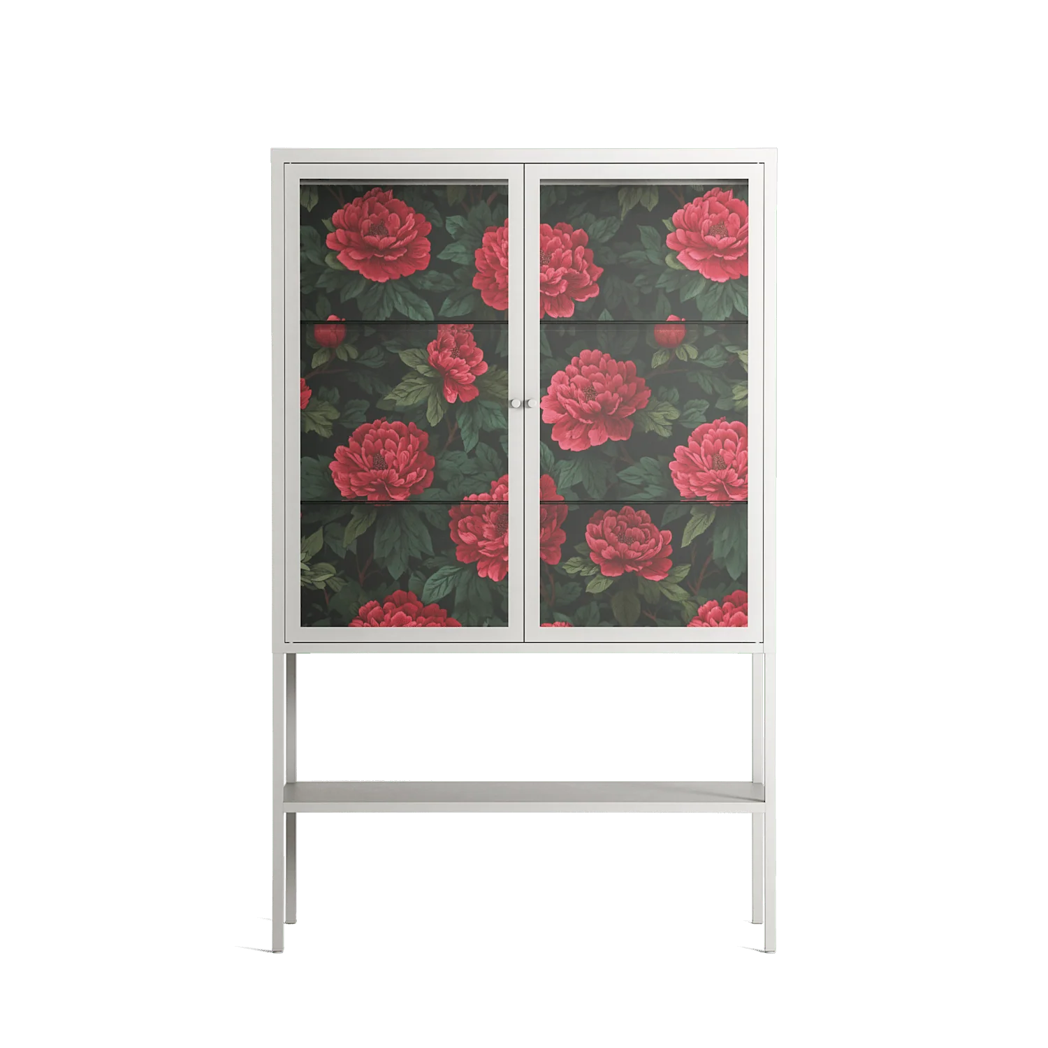 Mormors Rabatt - Loft Cabinet - Nur Rydberg - Chalk - Clear glass