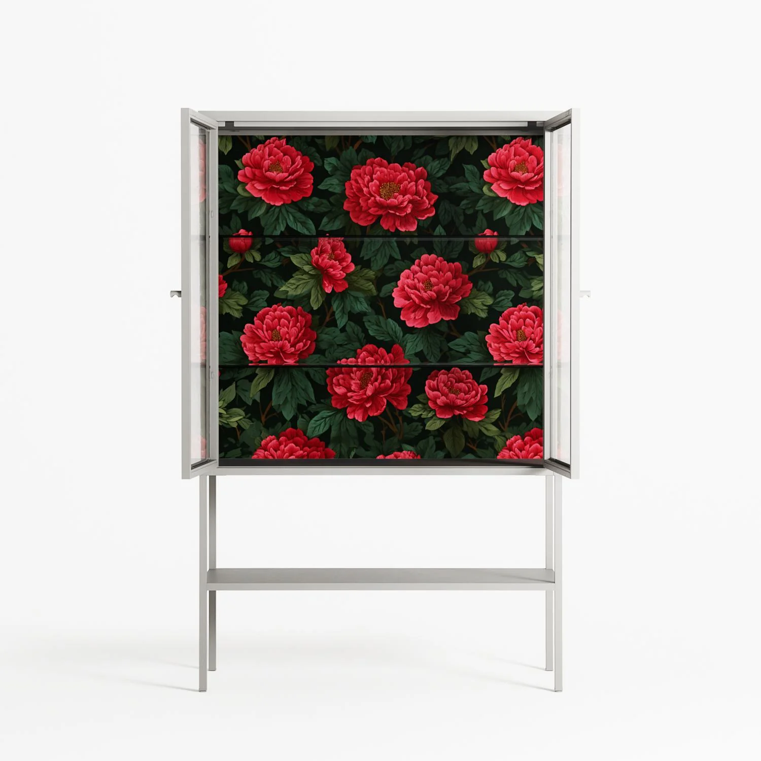Mormors Rabatt - Loft Cabinet - Nur Rydberg - Chalk - Clear glass - Image 3