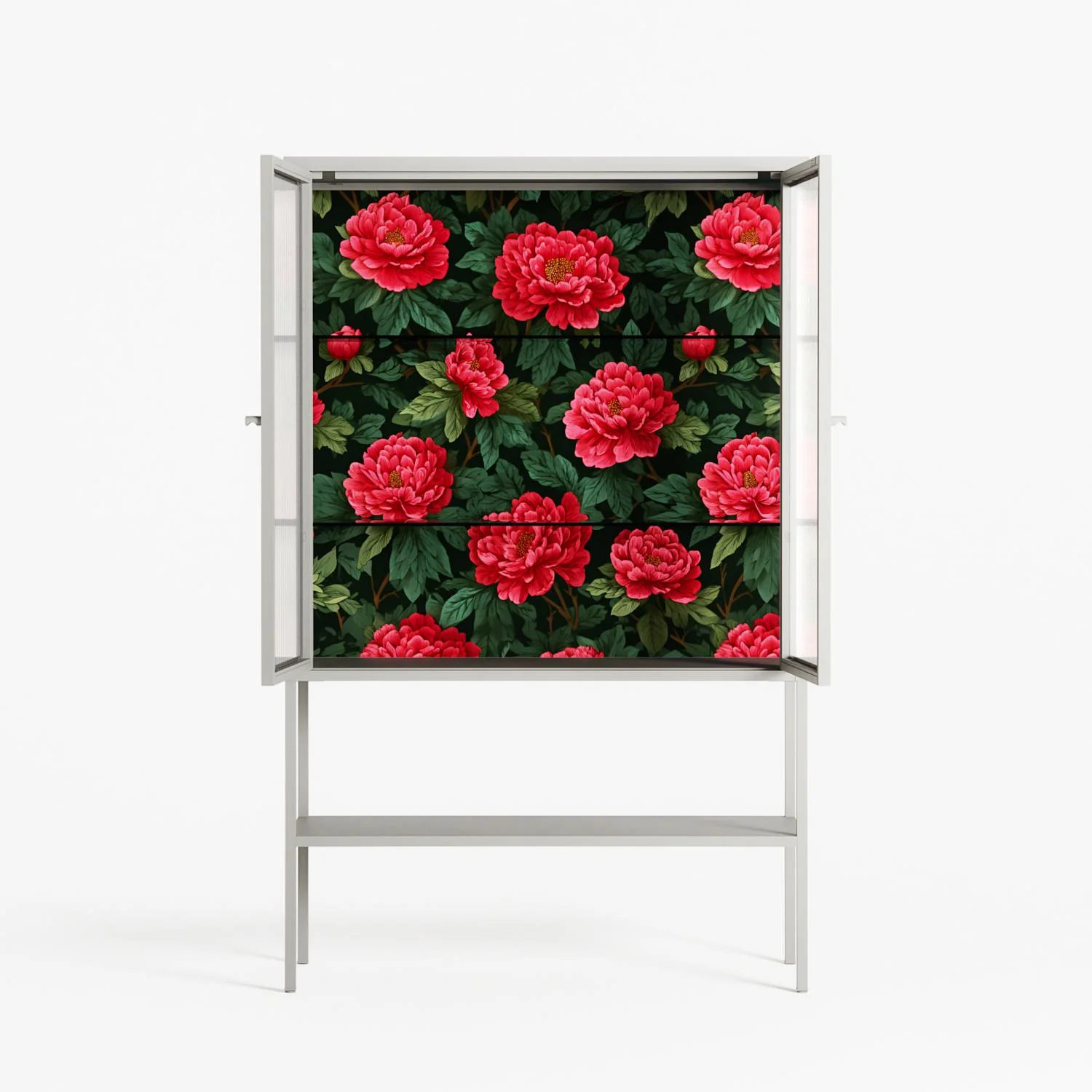 Mormors Rabatt - Loft Cabinet - Nur Rydberg - Chalk - Reeded glass - Image 3