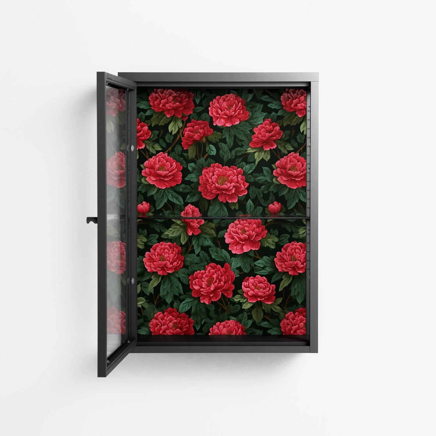 Mormors Rabatt - Wall Cabinet - Nur Rydberg - Antracite - Clear glass - Image 3