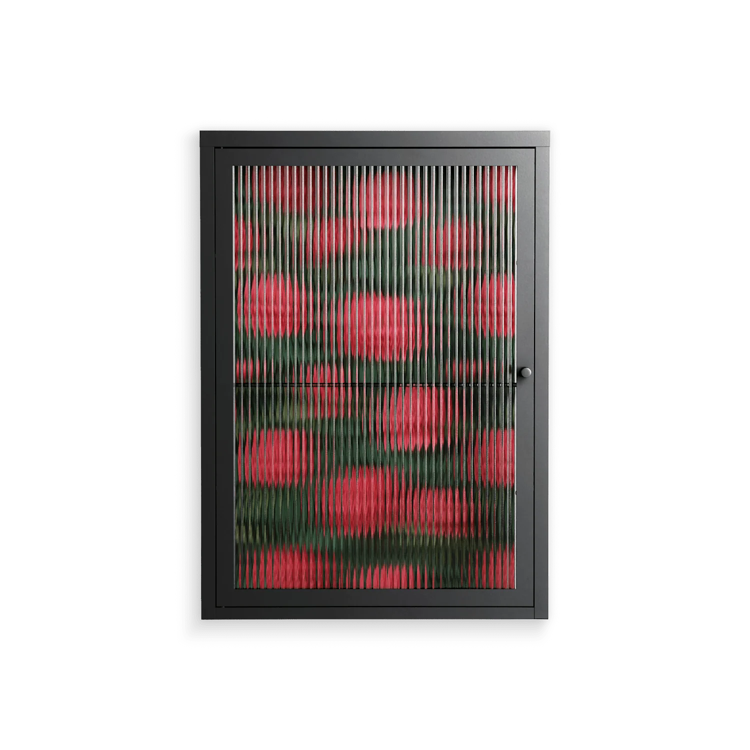 Mormors Rabatt - Wall Cabinet - Nur Rydberg - Antracite - Reeded glass