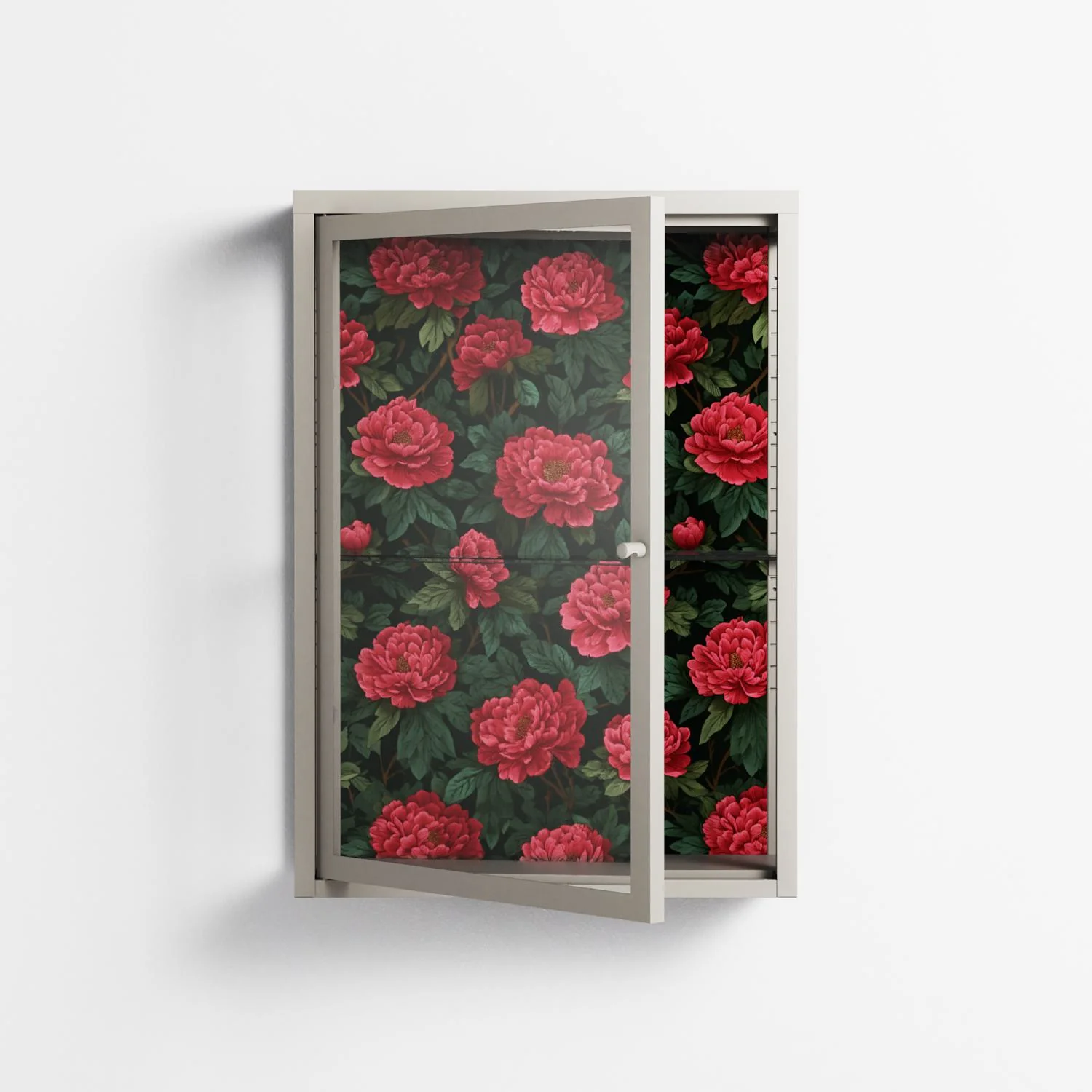 Mormors Rabatt - Wall Cabinet - Nur Rydberg - Pebble - Clear glass - Image 2