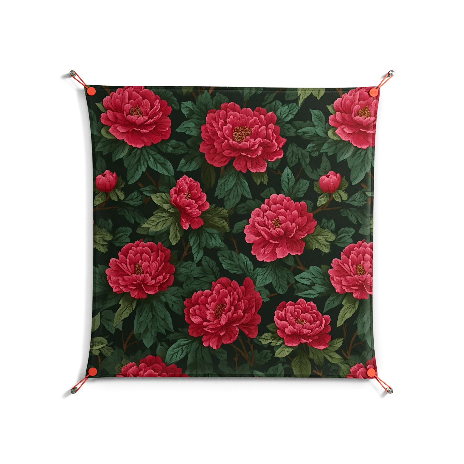 Mormors rabatt - Work On Wall - Nur Rydberg - Orange - 90 x 90 cm