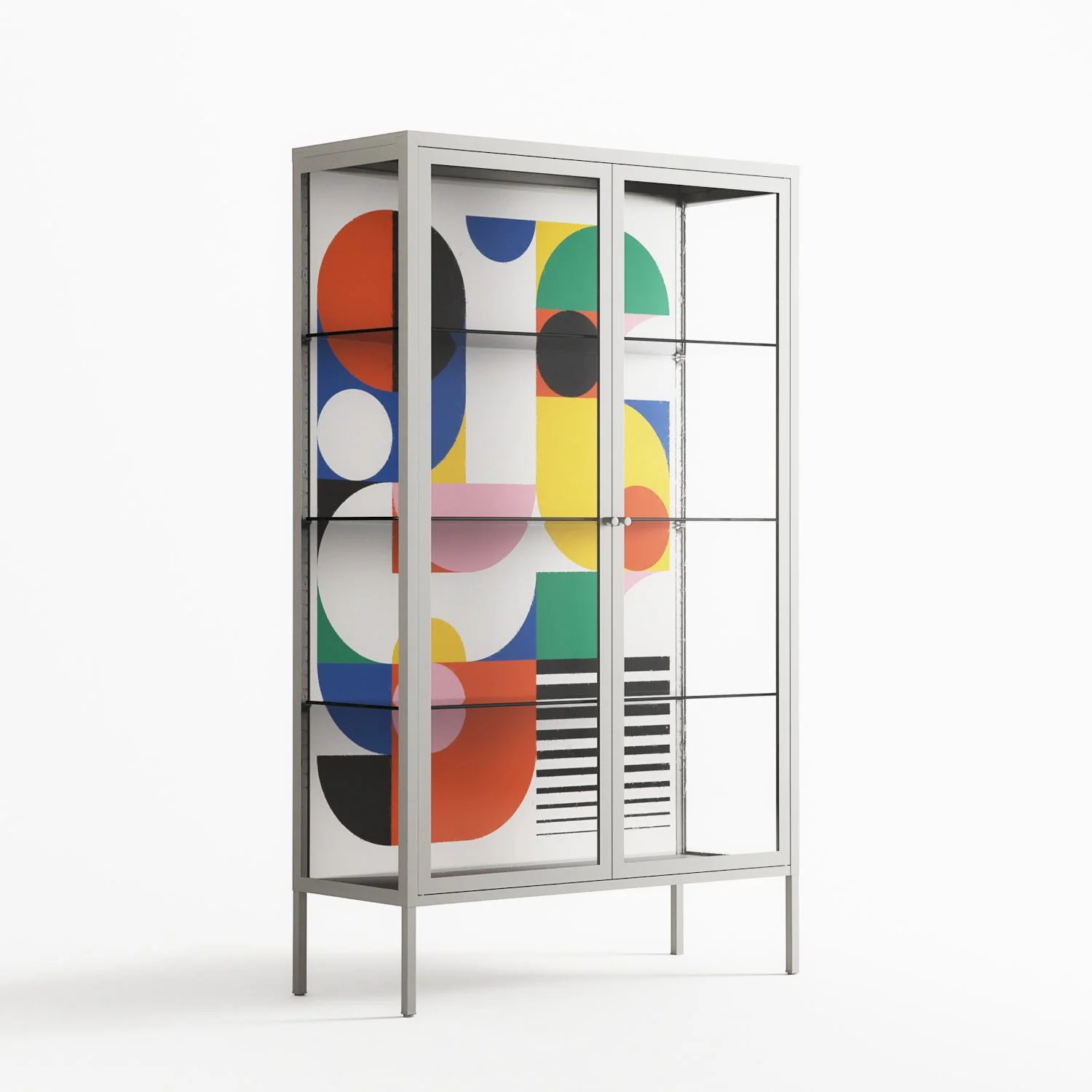 Murano - Cabinet - Vratislav Pecka - Chalk - Clear glass - Image 4
