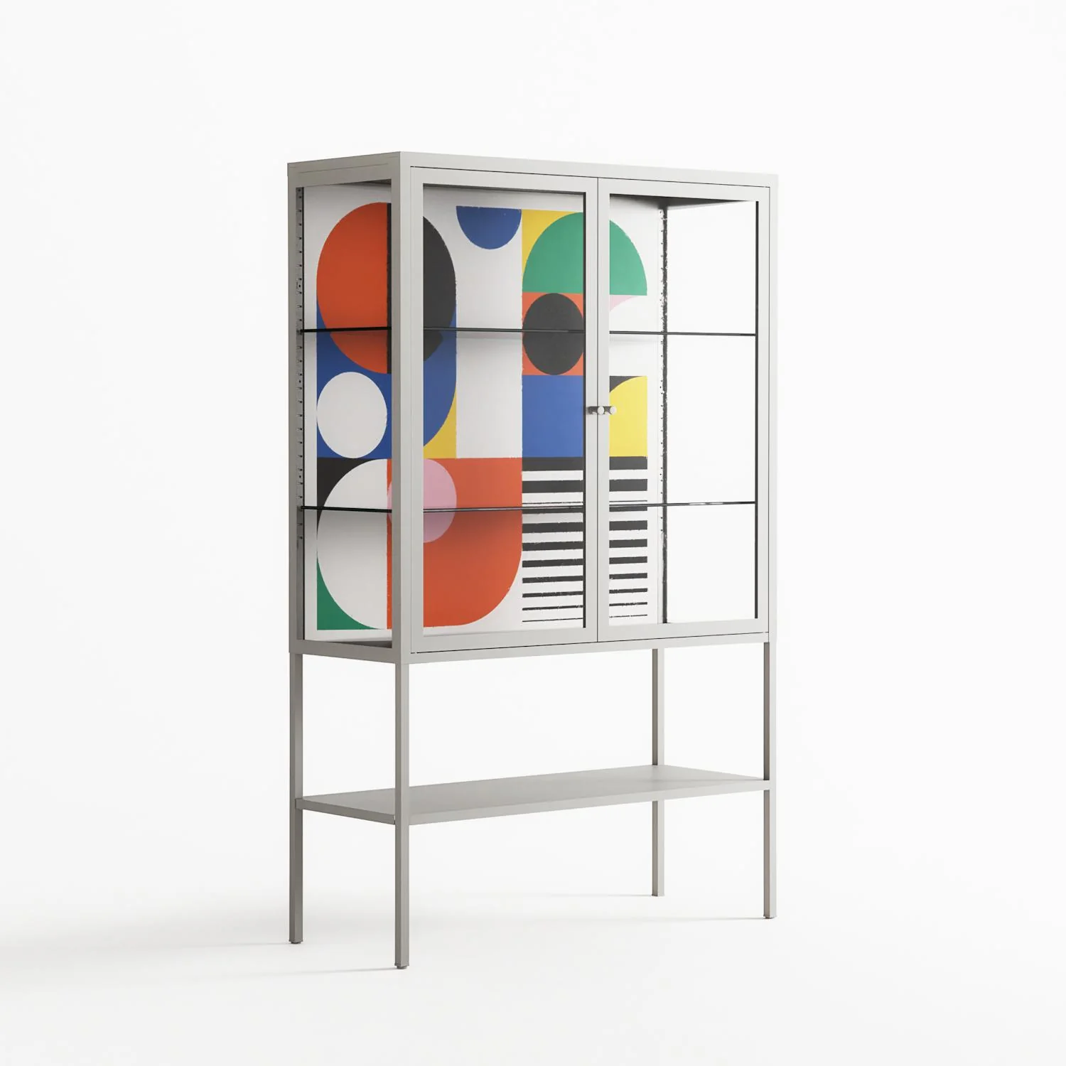 Murano - Loft Cabinet - Vratislav Pecka - Chalk - Clear glass - Image 4