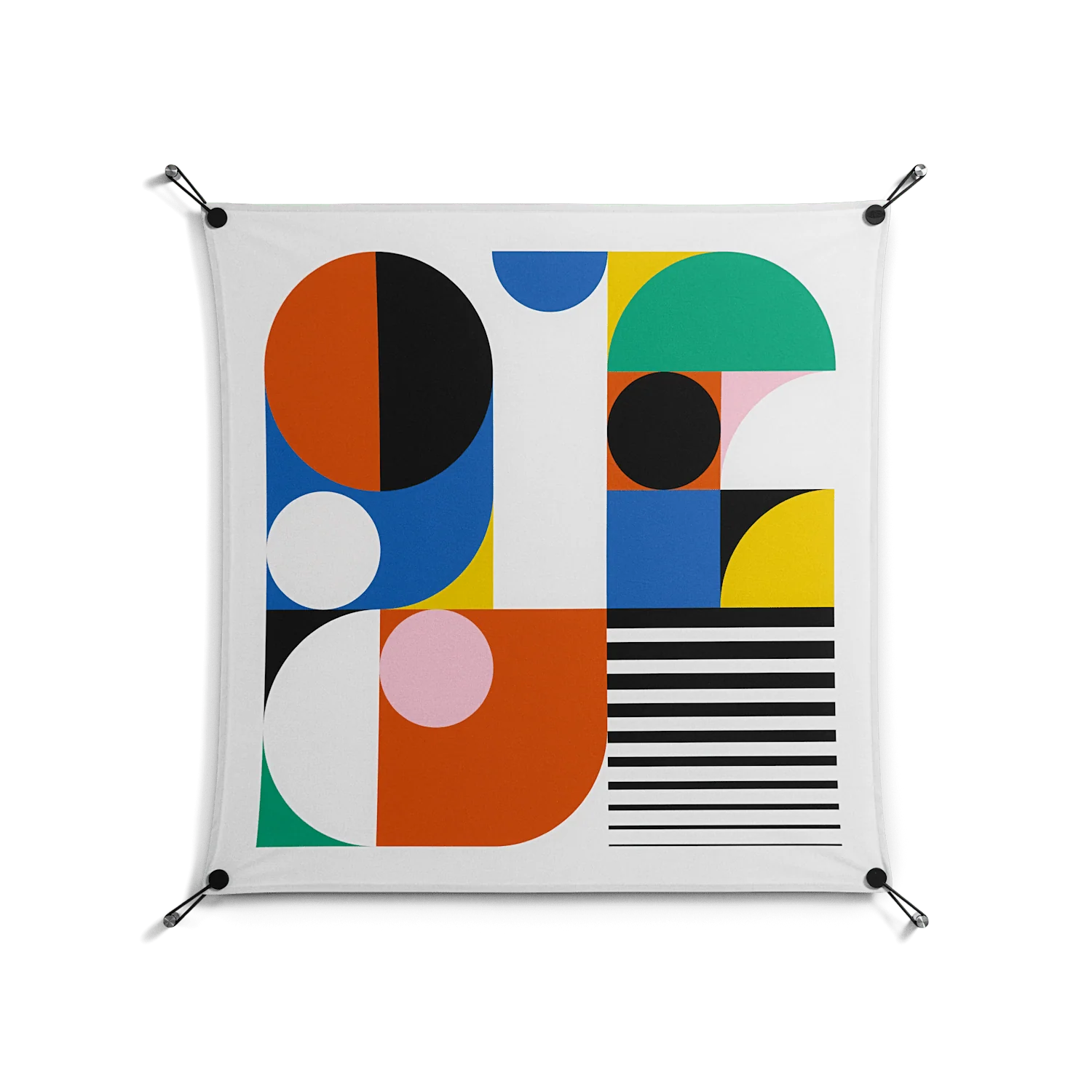 Murano - Work On Wall - Vratislav Pecka - Black - 90 x 90 cm
