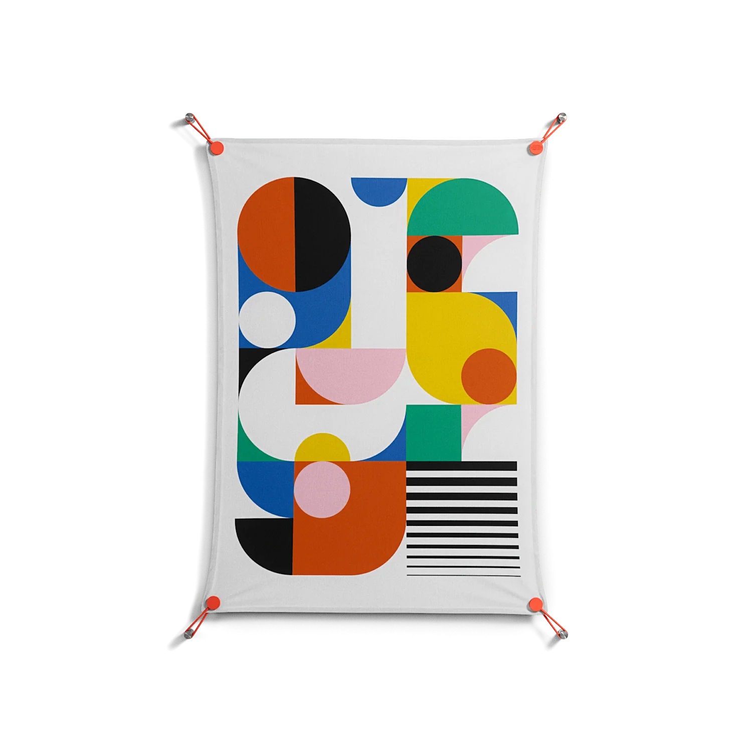 Murano - Work On Wall - Vratislav Pecka - Orange - 70 x 100 cm