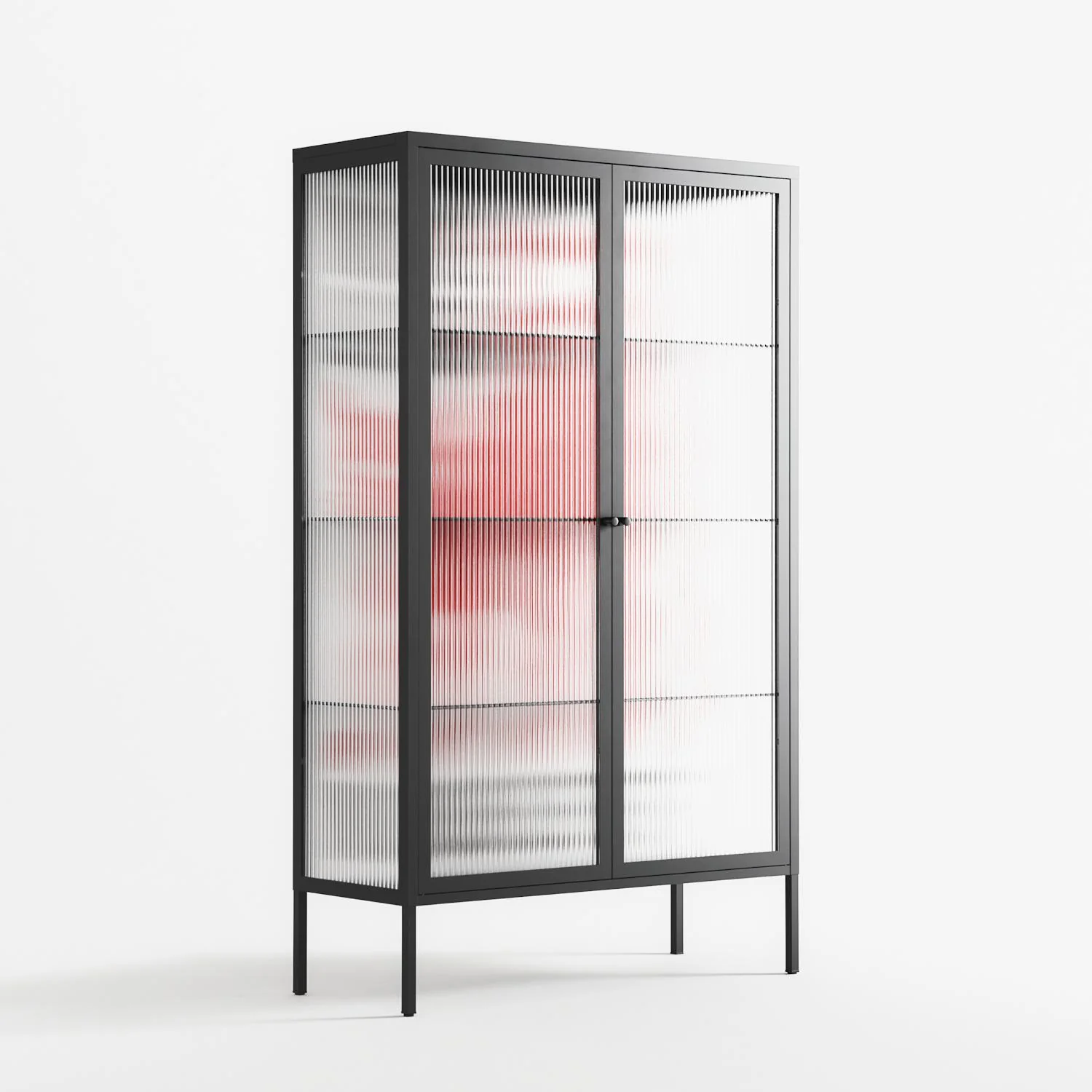 Nine Lives - Cabinet - Alexander Khabbazi - Antracite - Reeded glass - Image 4