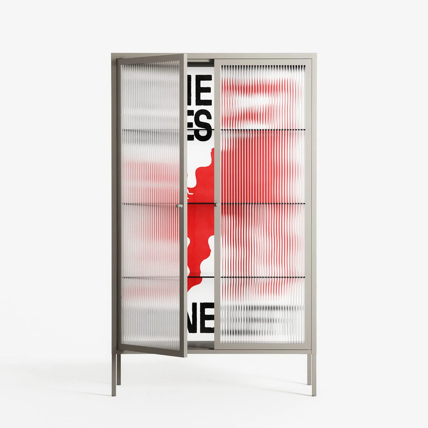 Nine Lives - Cabinet - Alexander Khabbazi - Pebble - Reeded glass - Image 2