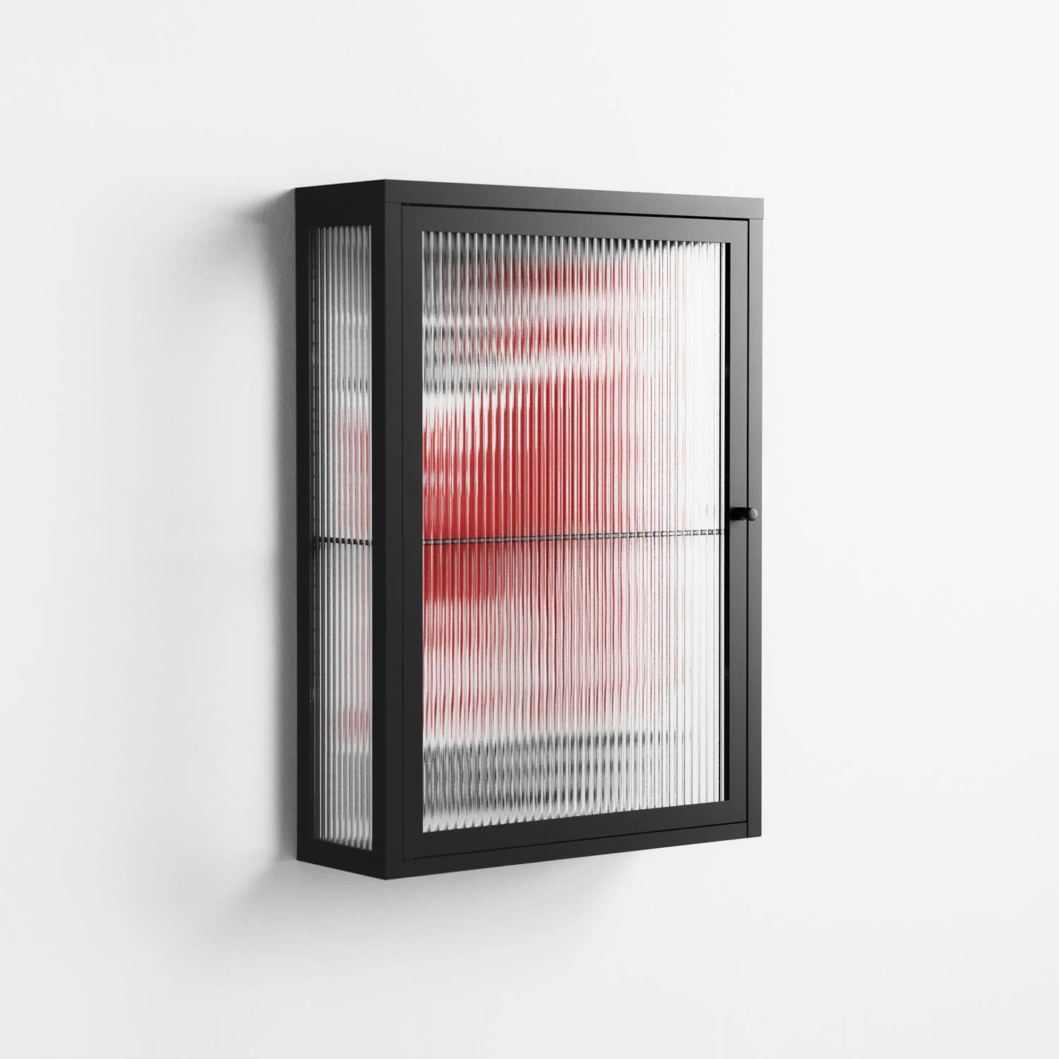 Nine Lives - Wall Cabinet - Alexander Khabbazi - Antracite - Reeded glass - Image 3