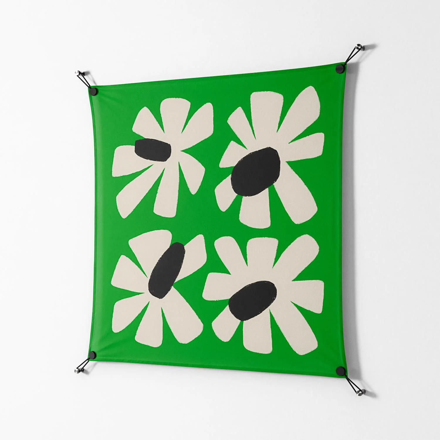 No Stress - Work On Wall - Magda March - Black - 90 x 90 cm - Image 2