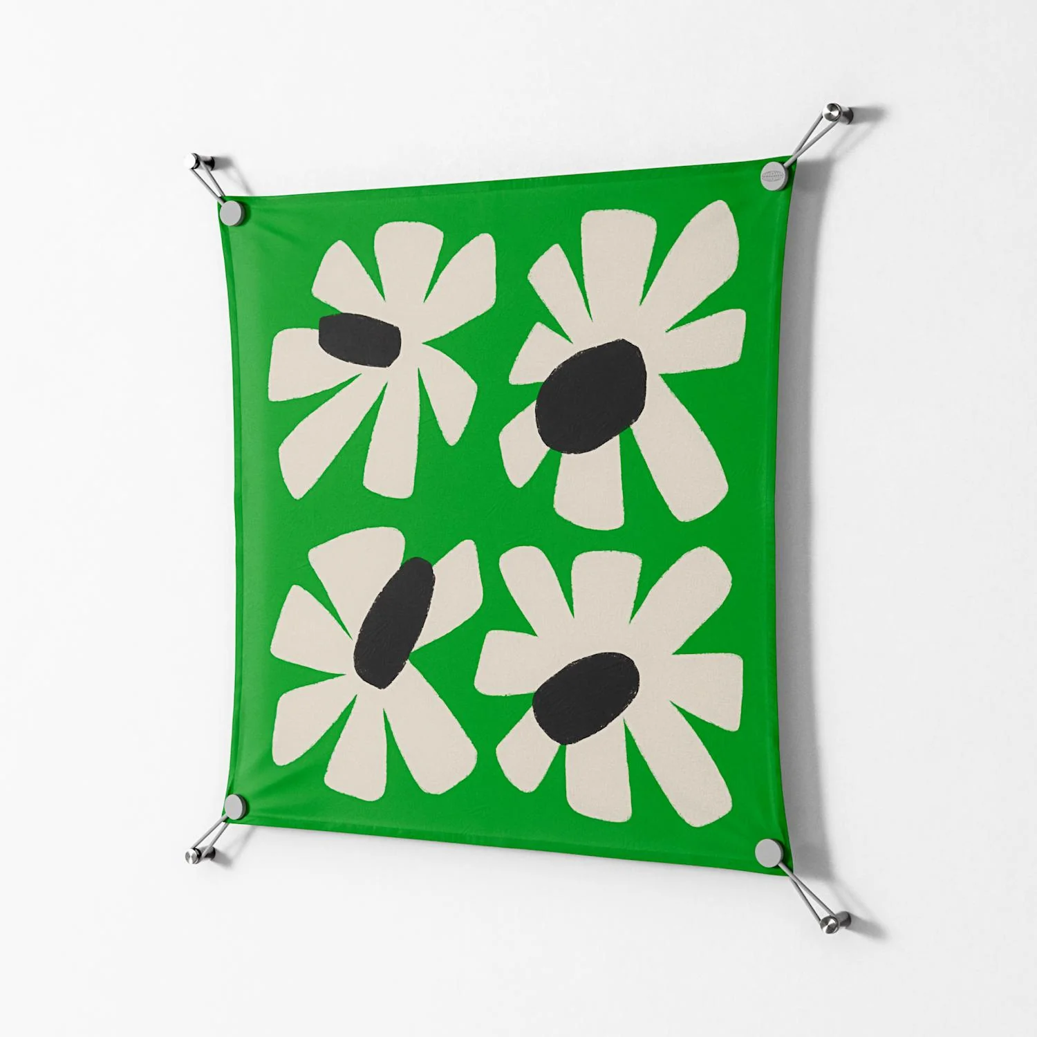 No Stress - Work On Wall - Magda March - Silver - 70 x 70 cm - Image 2