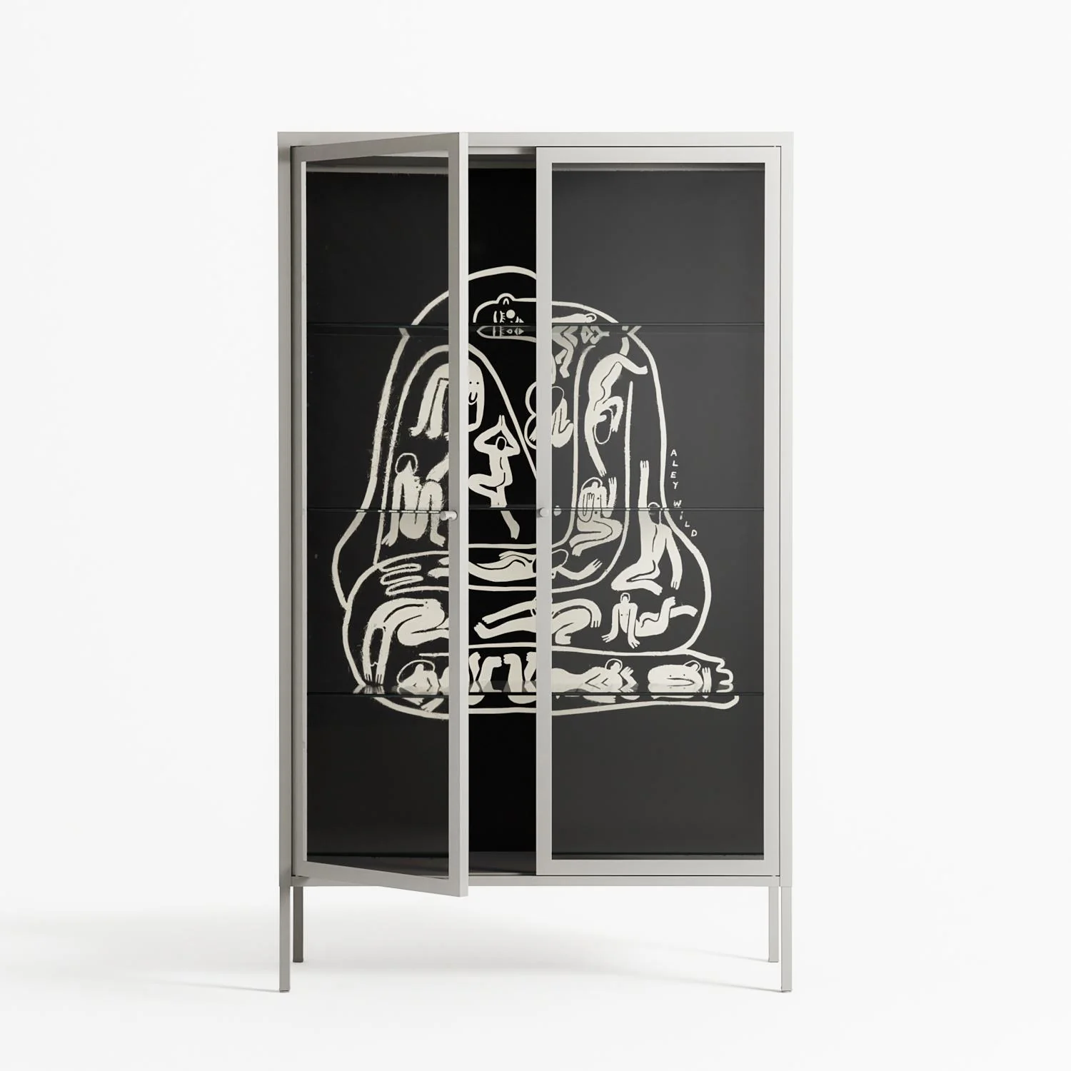 Nudes on Nudes - Cabinet - Aley Wild - Chalk - Clear glass - Image 2