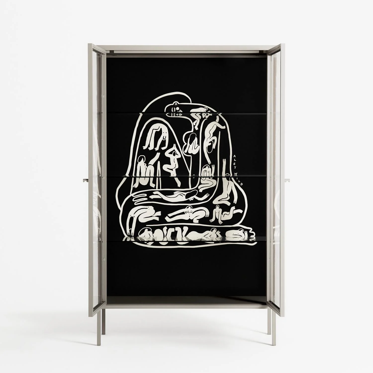 Nudes on Nudes - Cabinet - Aley Wild - Pebble - Clear glass - Image 3