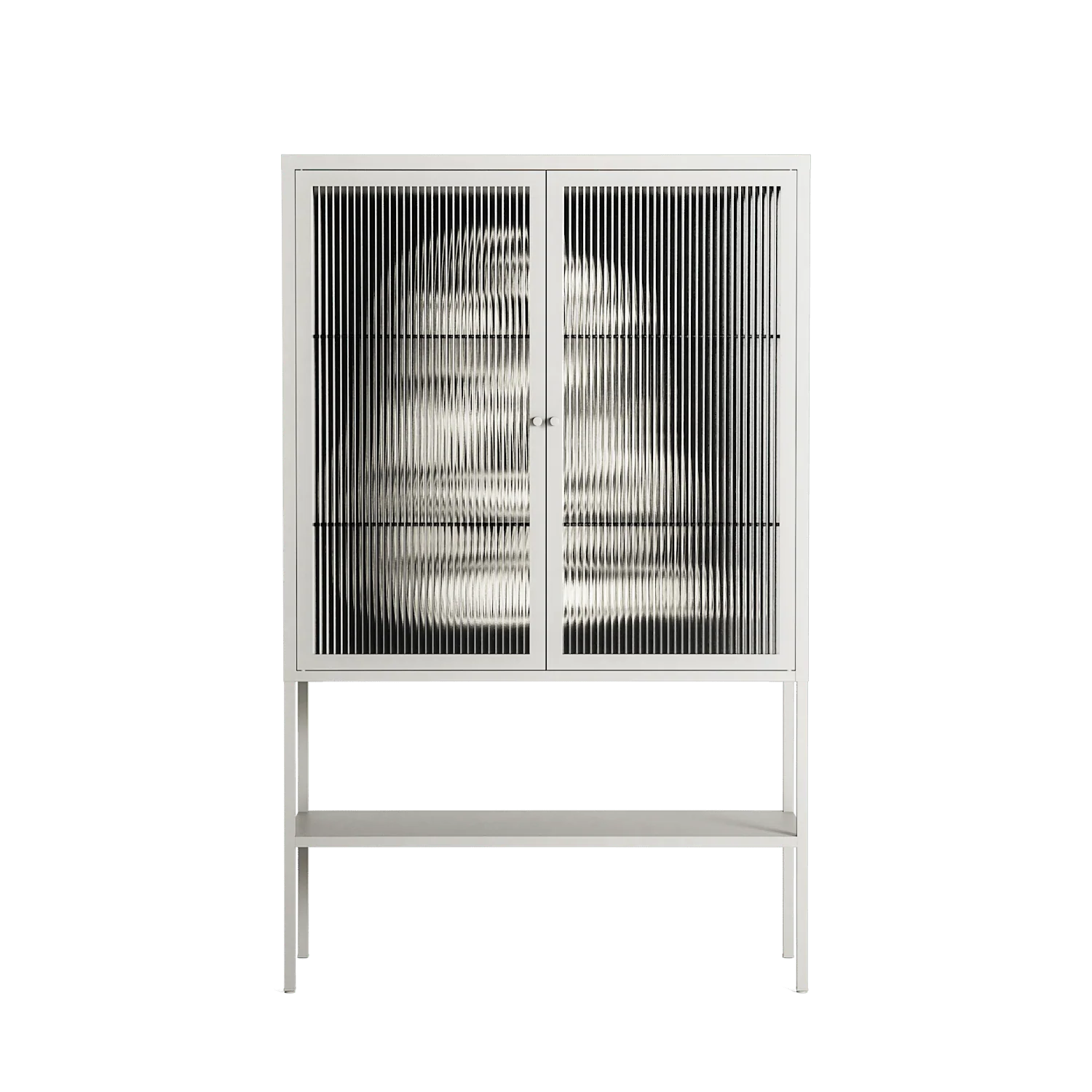 Nudes on Nudes - Loft Cabinet - Aley Wild - Chalk - Reeded glass