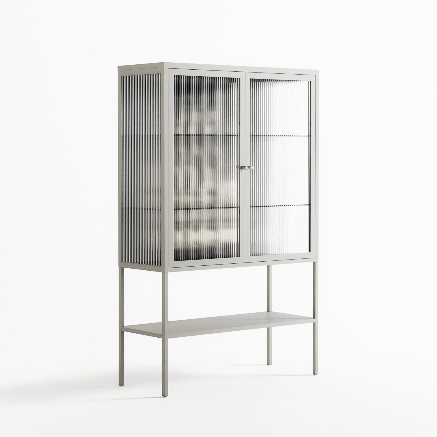 Nudes on Nudes - Loft Cabinet - Aley Wild - Chalk - Reeded glass - Image 4