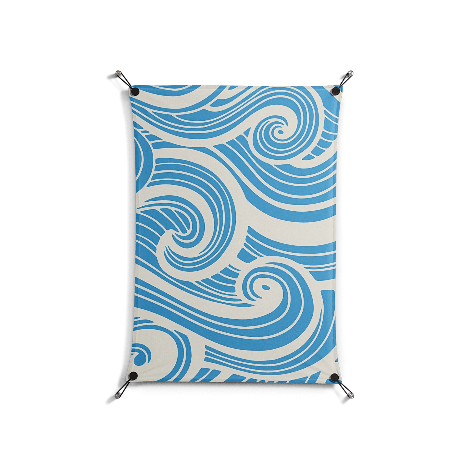 Ocean Flow - Work On Wall - Amy Suther - Black - 70 x 100 cm
