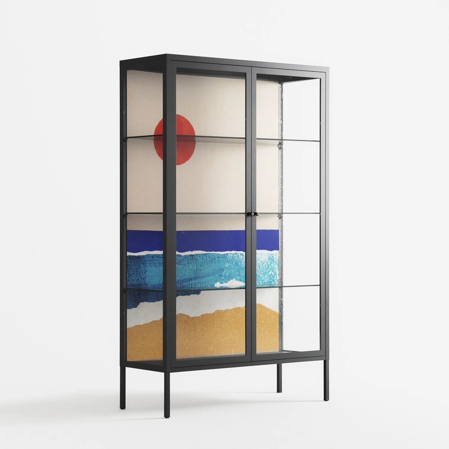 Ocean Sunrise - Cabinet - Henry Rivers - Antracite - Clear glass - Image 4